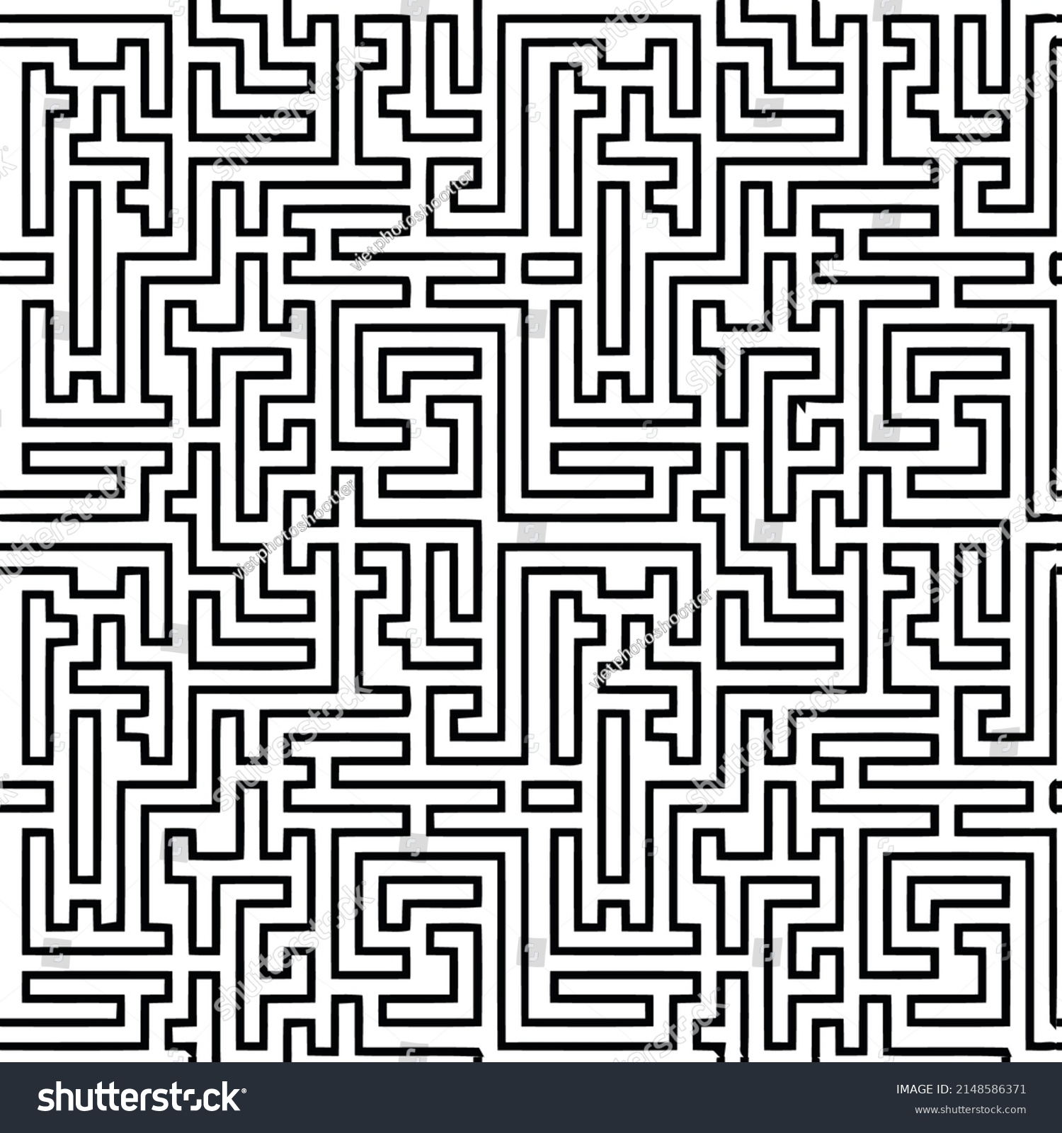 Model Maze Seen Above Stock Vector (Royalty Free) 2148586371 | Shutterstock