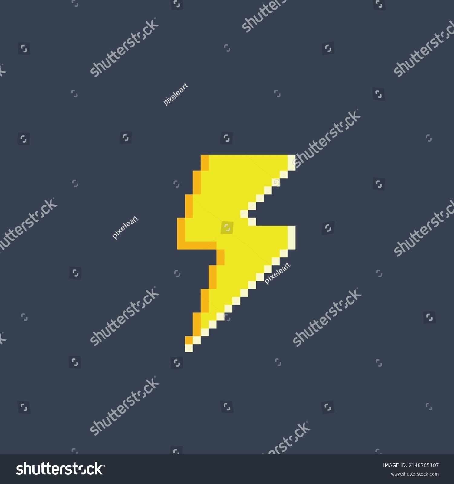 Electric Icon Pixel Art Style Stock Vector (Royalty Free) 2148705107 ...