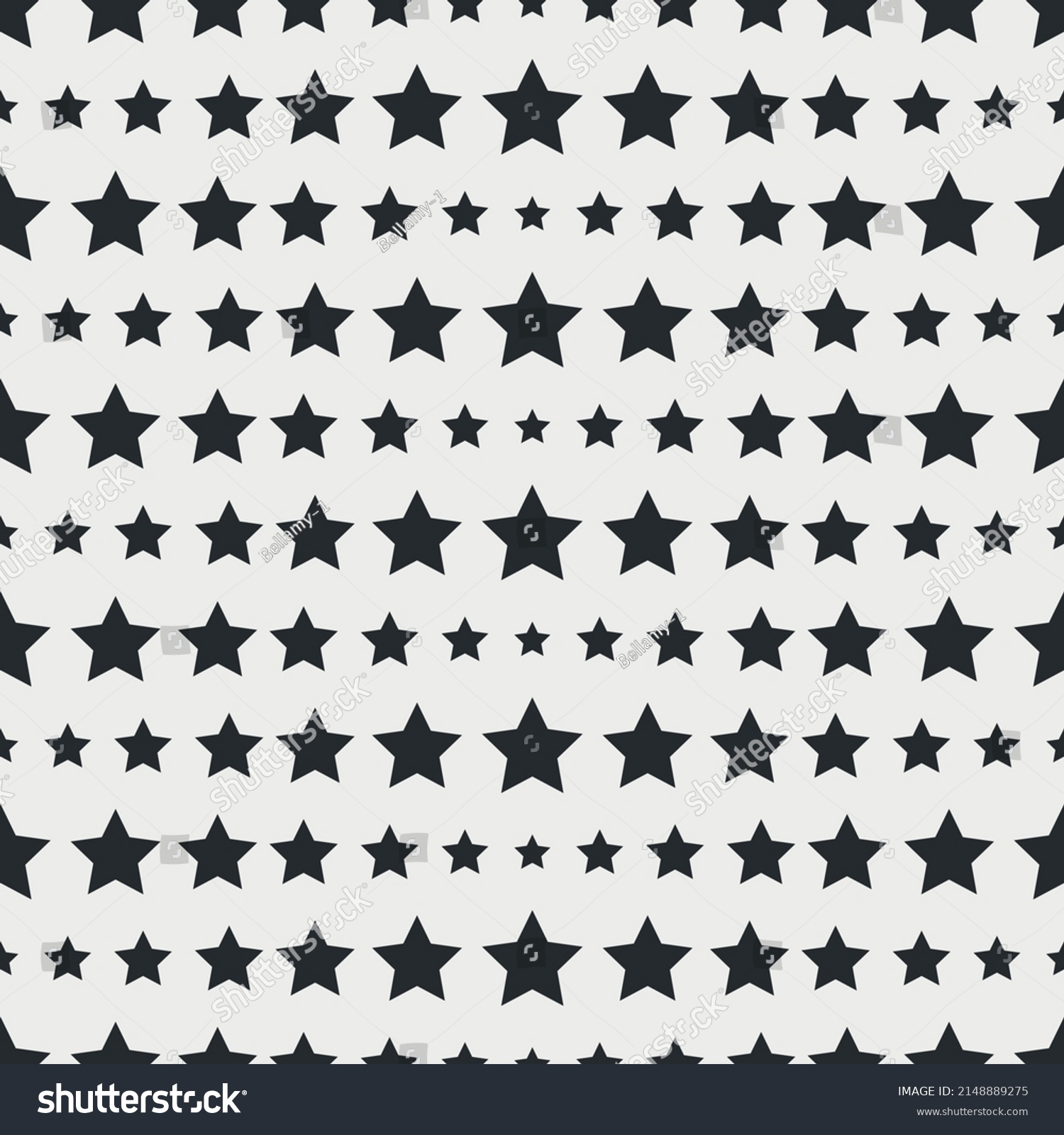 Horizontal Lines Stars Vector Lines Made Stock Vector (Royalty Free ...