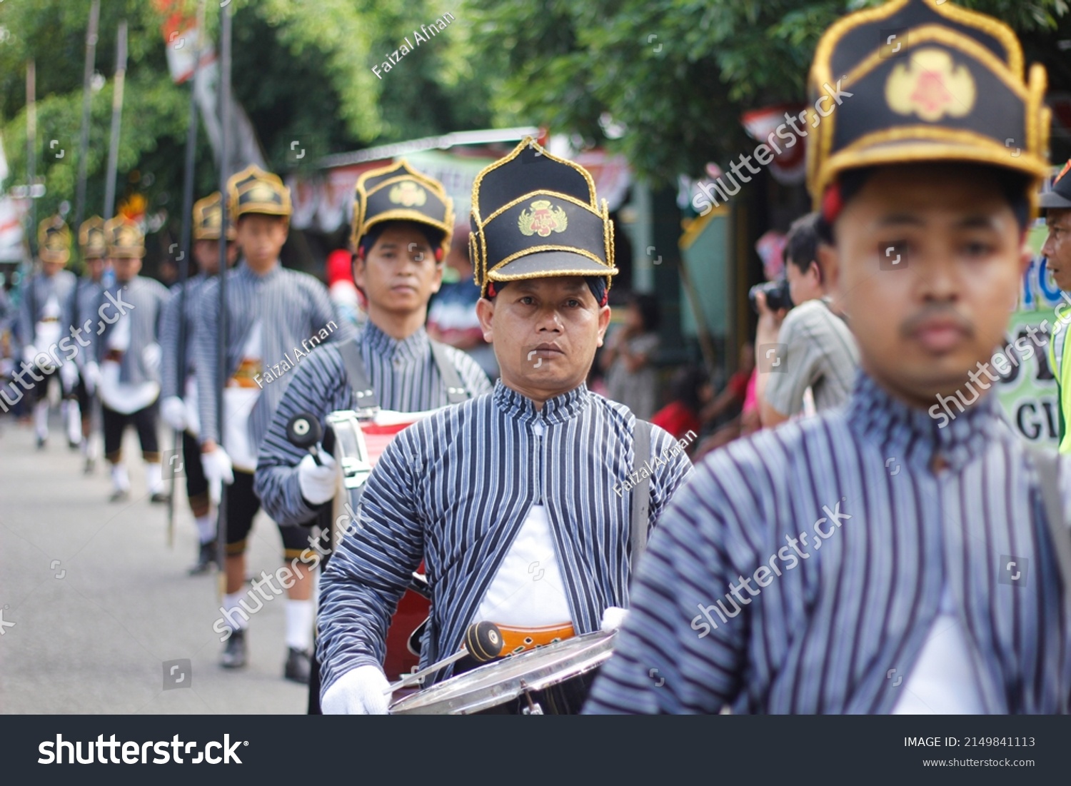 Yogyakarta Indonesia 30102016 Bregodo Javanese Soldiers Stock Photo ...