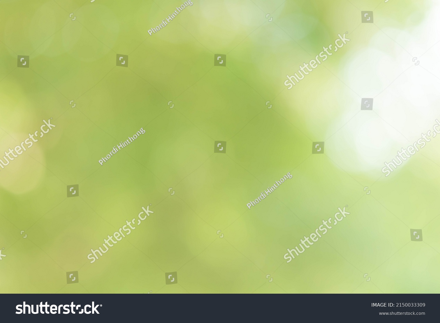 Light Green Bokeh Nature Background Stock Photo 2150033309 | Shutterstock