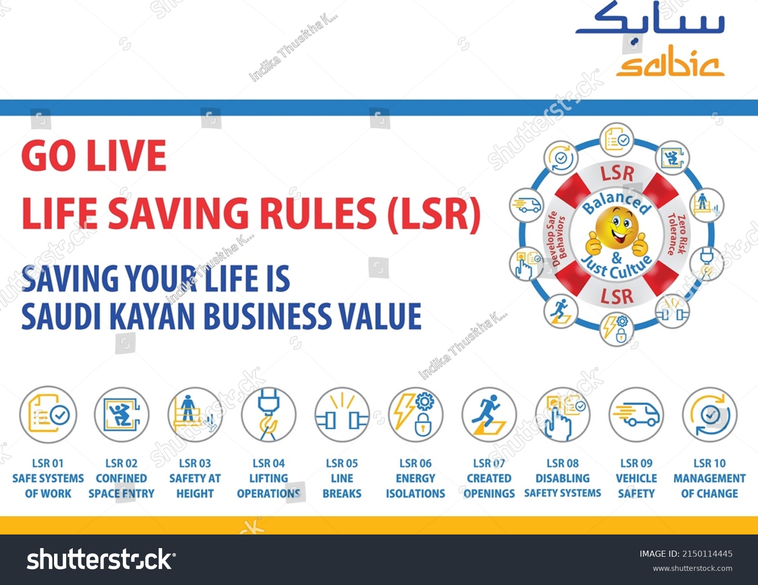 Safety Lsr Life Saving Rules Sabic: เวกเตอร์สต็อก (ปลอดค่าลิขสิทธิ์ ...