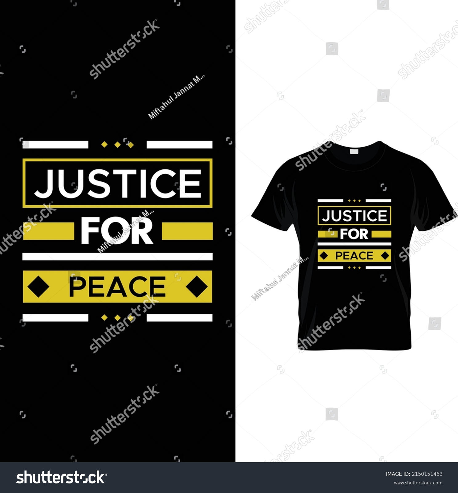 Justice Peace T Shirt Design Stock Vector Royalty Free 2150151463 Shutterstock