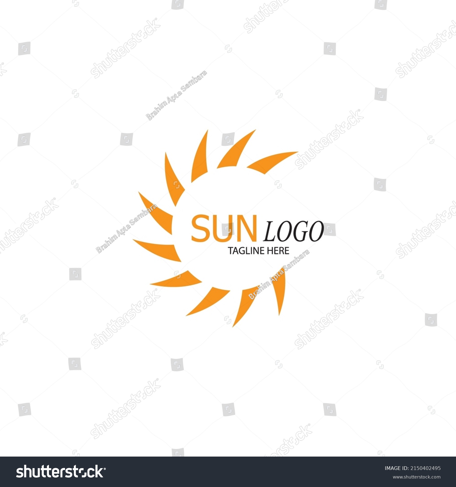 Sun Vector Illustration Icon Logo Template Stock Vector (Royalty Free ...