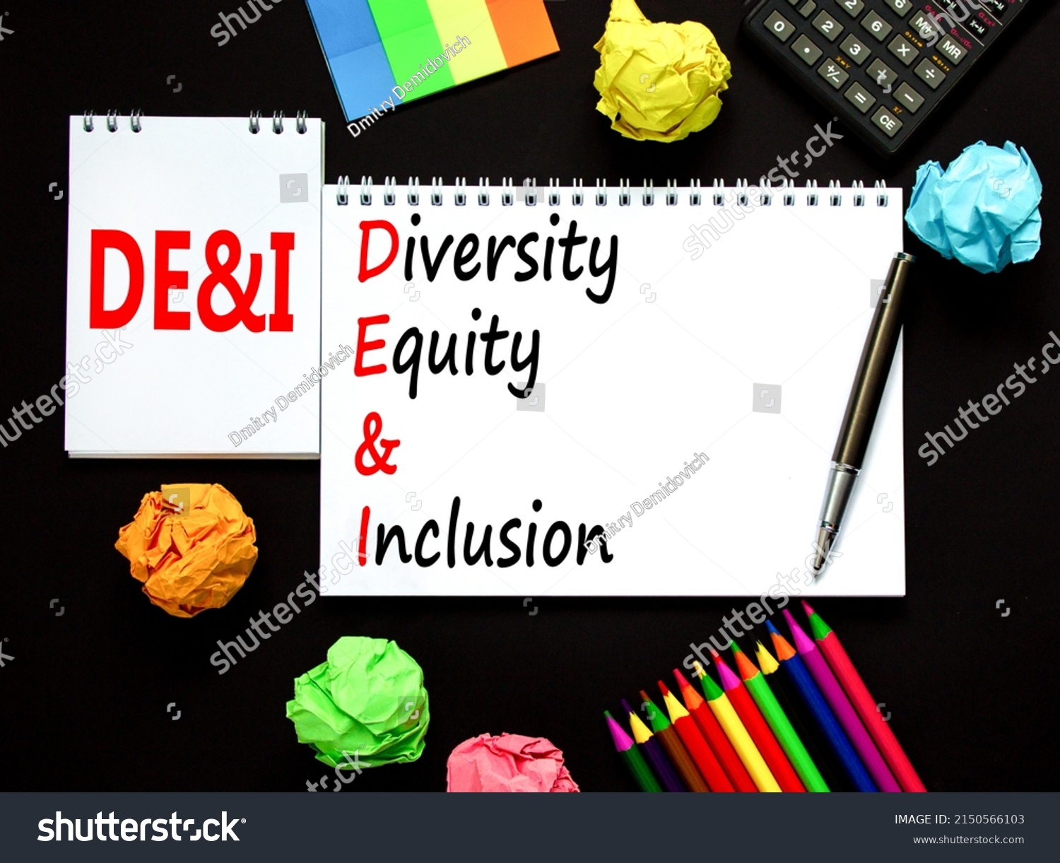 Dei Diversity Equity Inclusion Symbol Concept Stock Photo 2150566103 ...