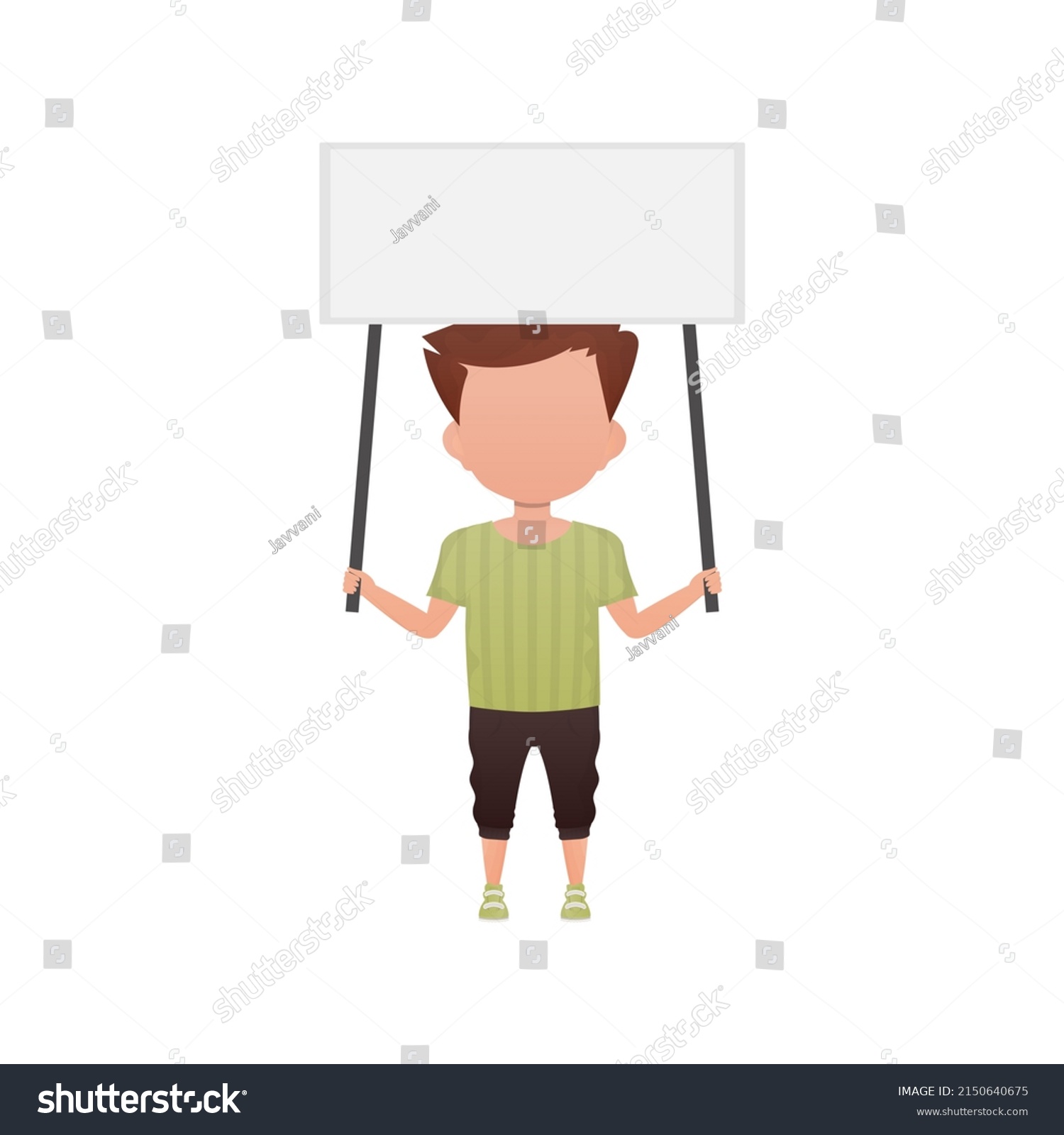 Outlines Baby Sitting Isolated White Background Stock Vector By