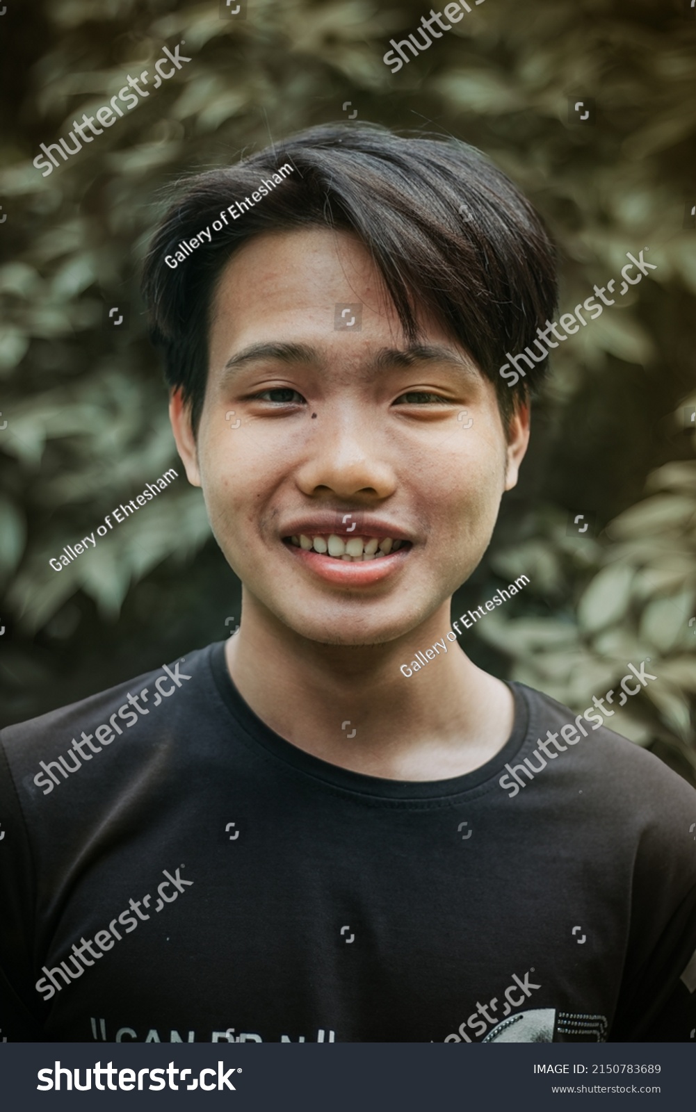 Asian Boy Looking Camera Cute Smile Stock Photo 2150783689 Shutterstock