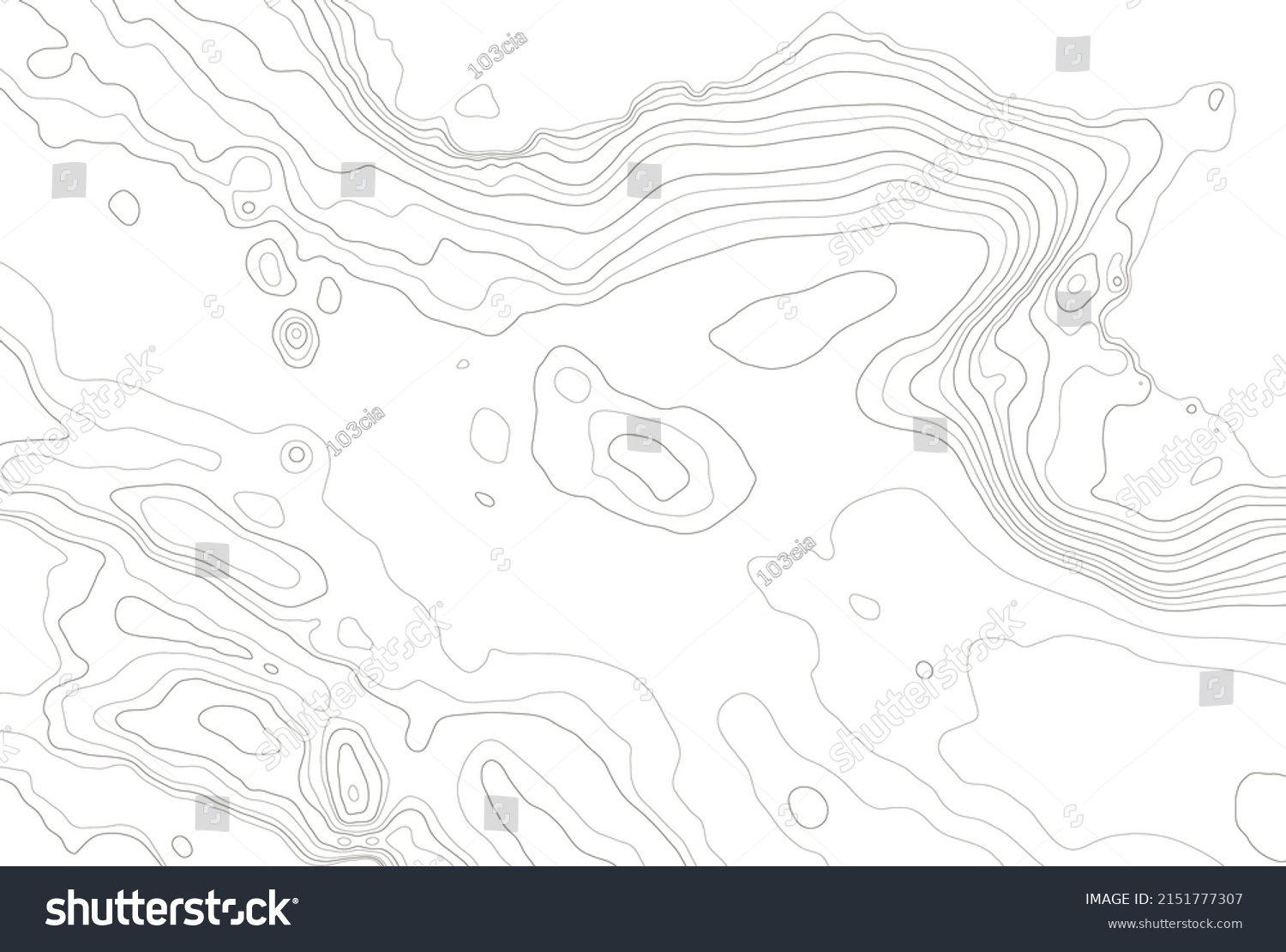 Indian Ocean Topographic Map Contour Vector Stock Vector (Royalty Free ...