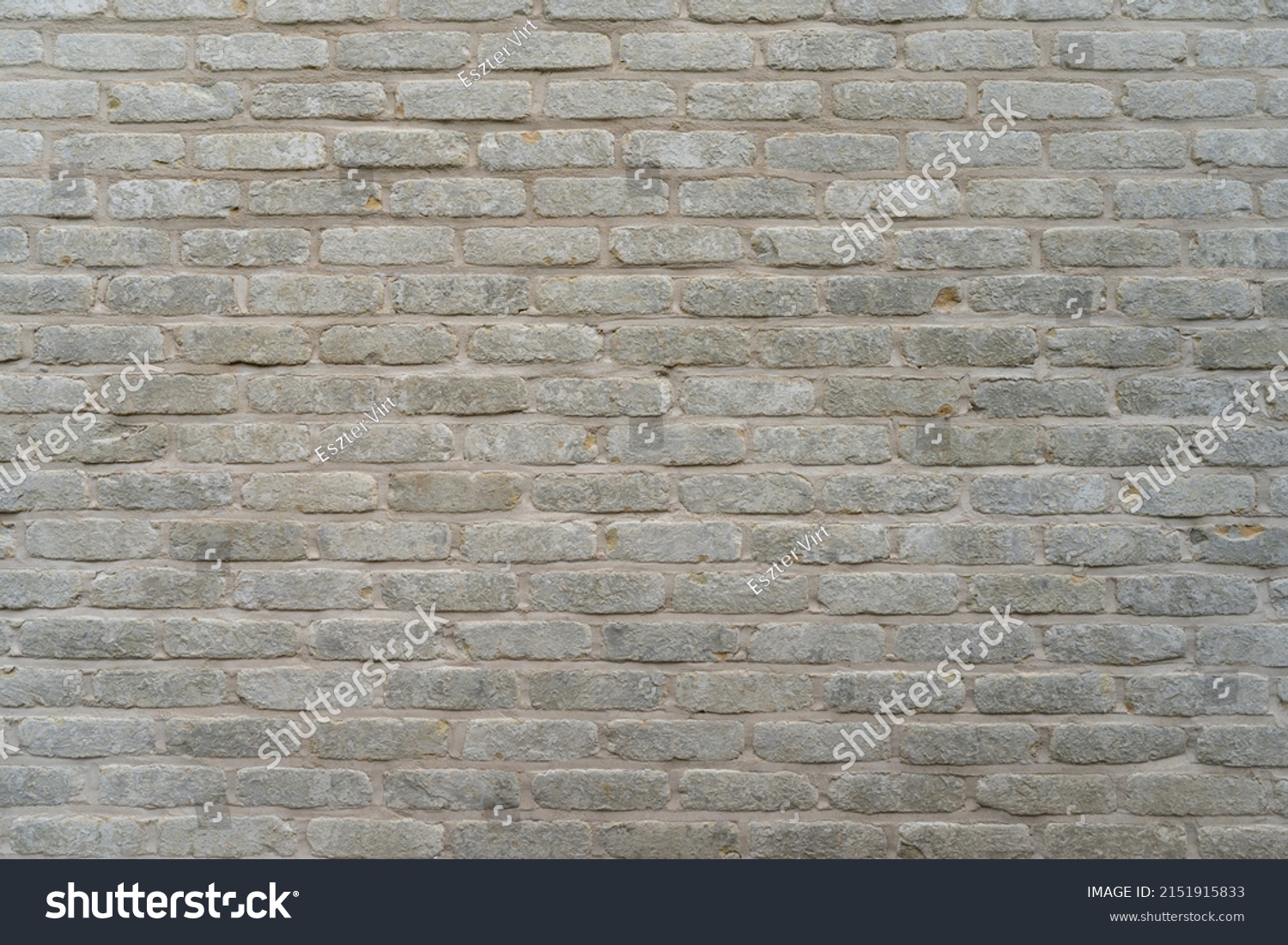 Grey White Brickwall Texture Background Stock Photo 2151915833 ...