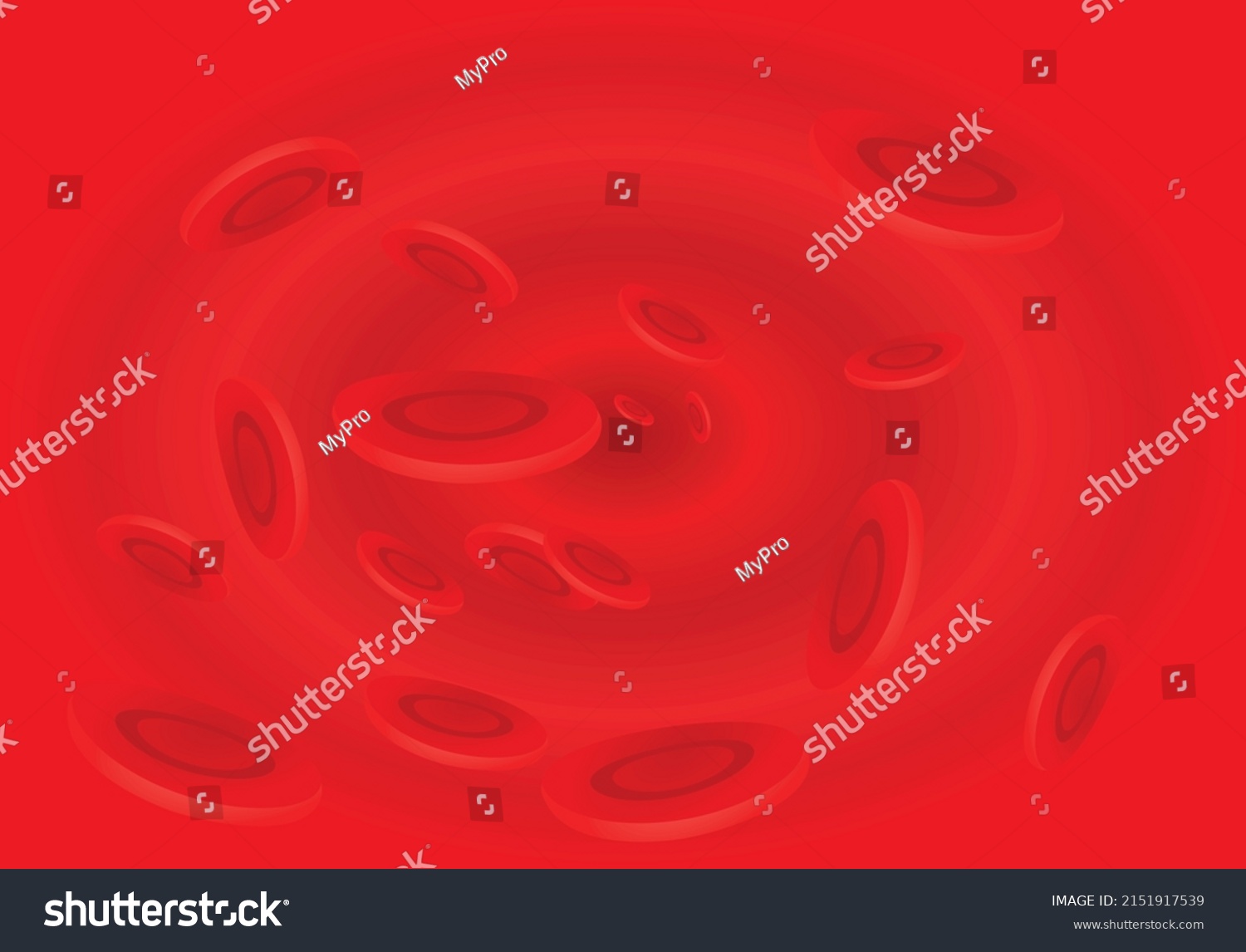 Vascular Blood Artery Vector Illustration Stock Vector (Royalty Free ...