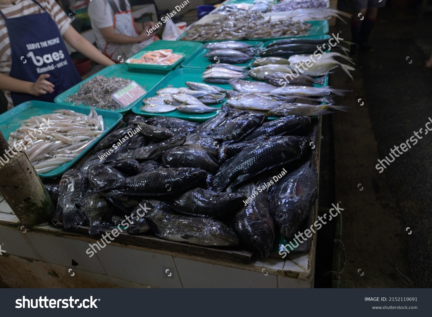 Daily Day Philippines Public Market Manila Stock Photo 2152119691