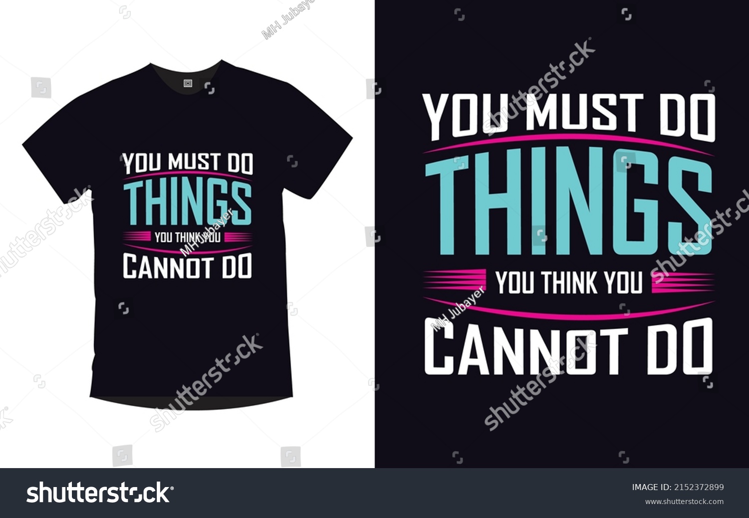 Best Motivational Quotes Typography Tshirt Design Stock Vector (Royalty