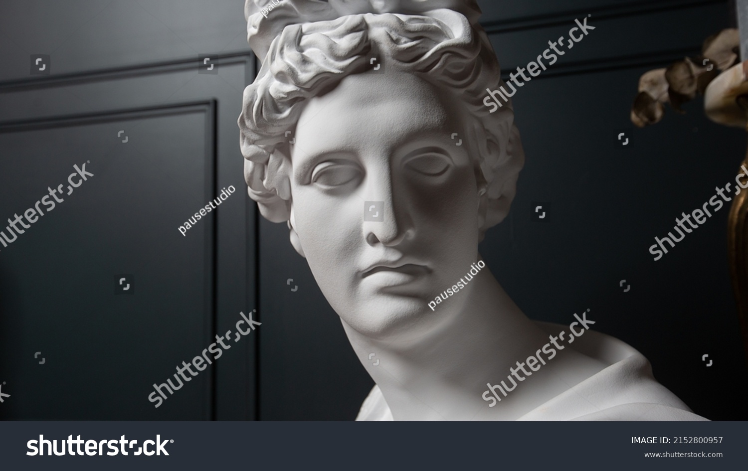 God Apollo Bust Sculpture Ancient Greek Stock Photo Shutterstock