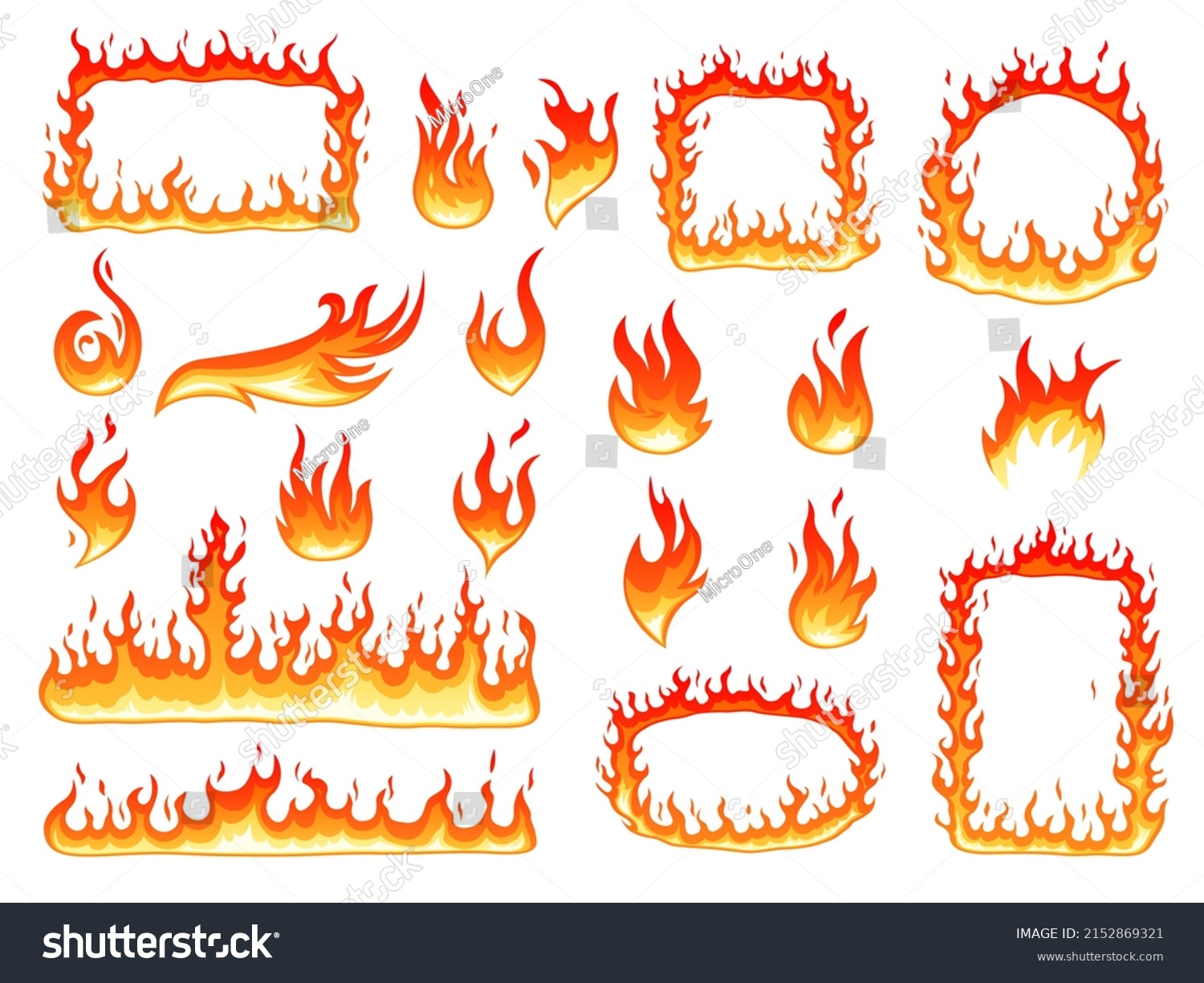 diya flame clipart border