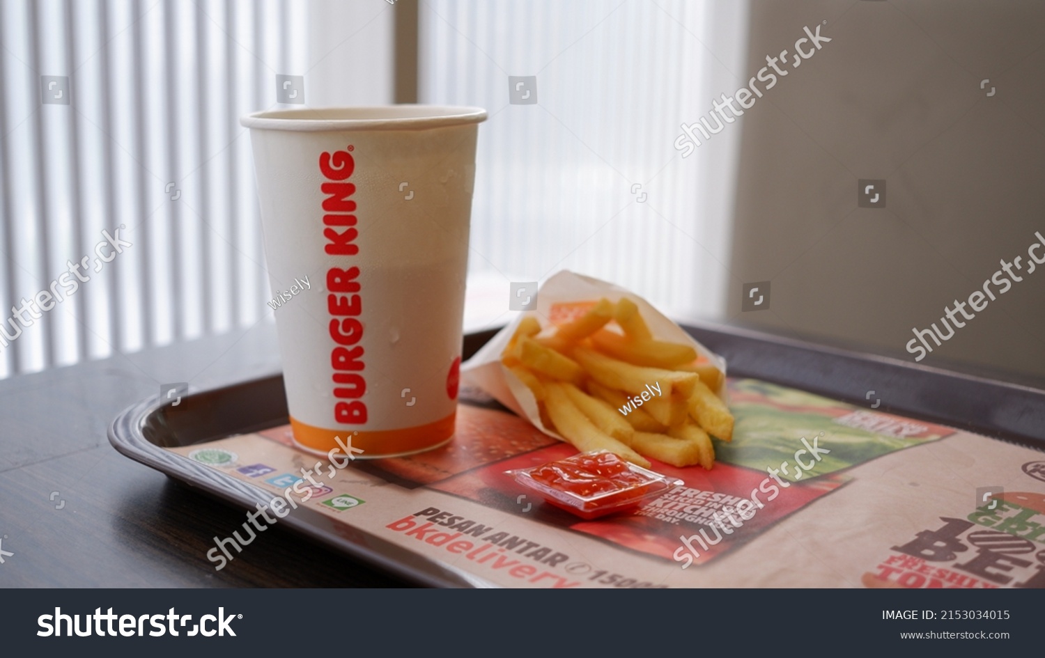 Burger King Whopper Plant Based Burger Stock Photo 2153034015 ...