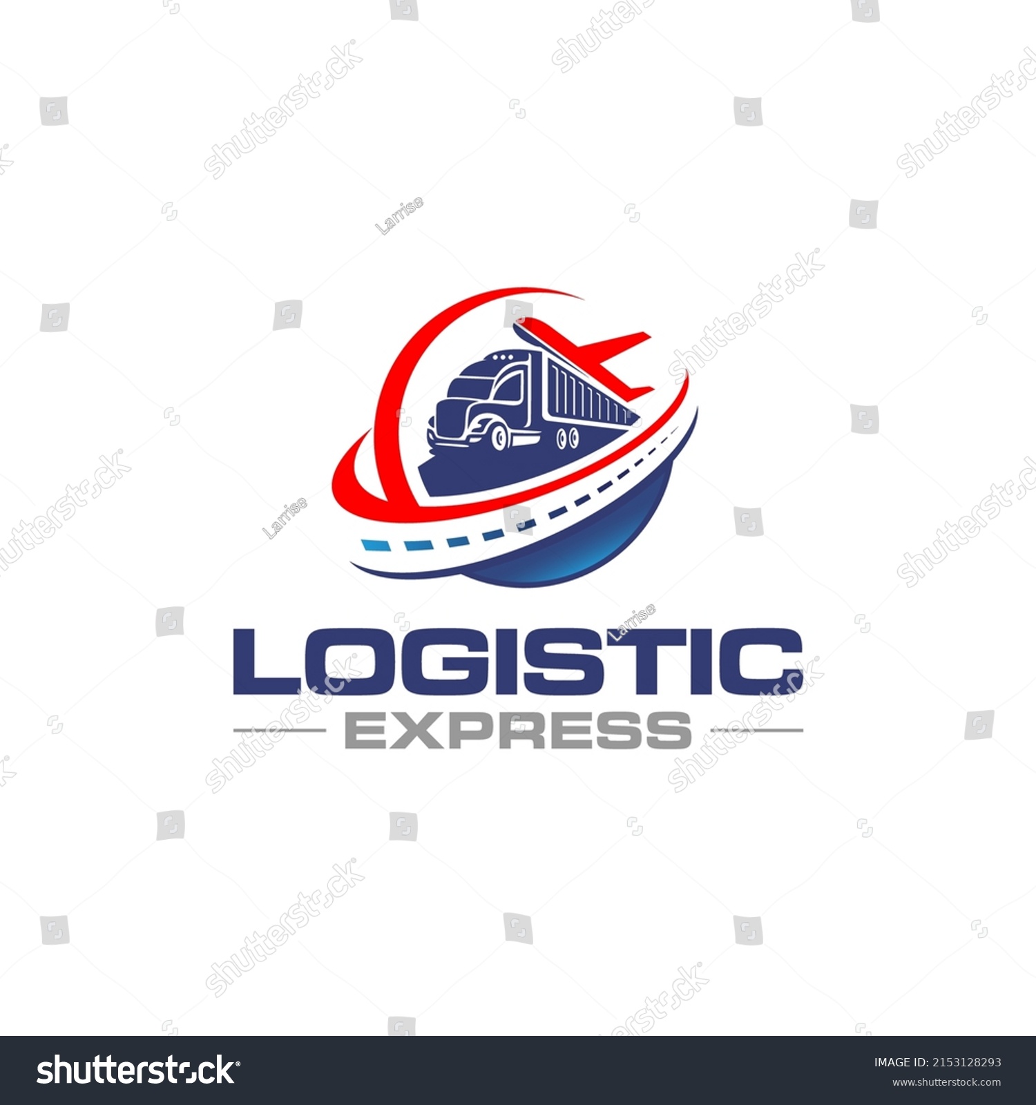 Illustration Graphic Design Express Logistic Transportation Stock ...