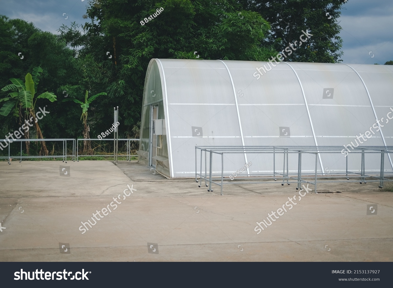 Sun Solar Dryer Greenhouse Drying Food Stock Photo 2153137927 ...