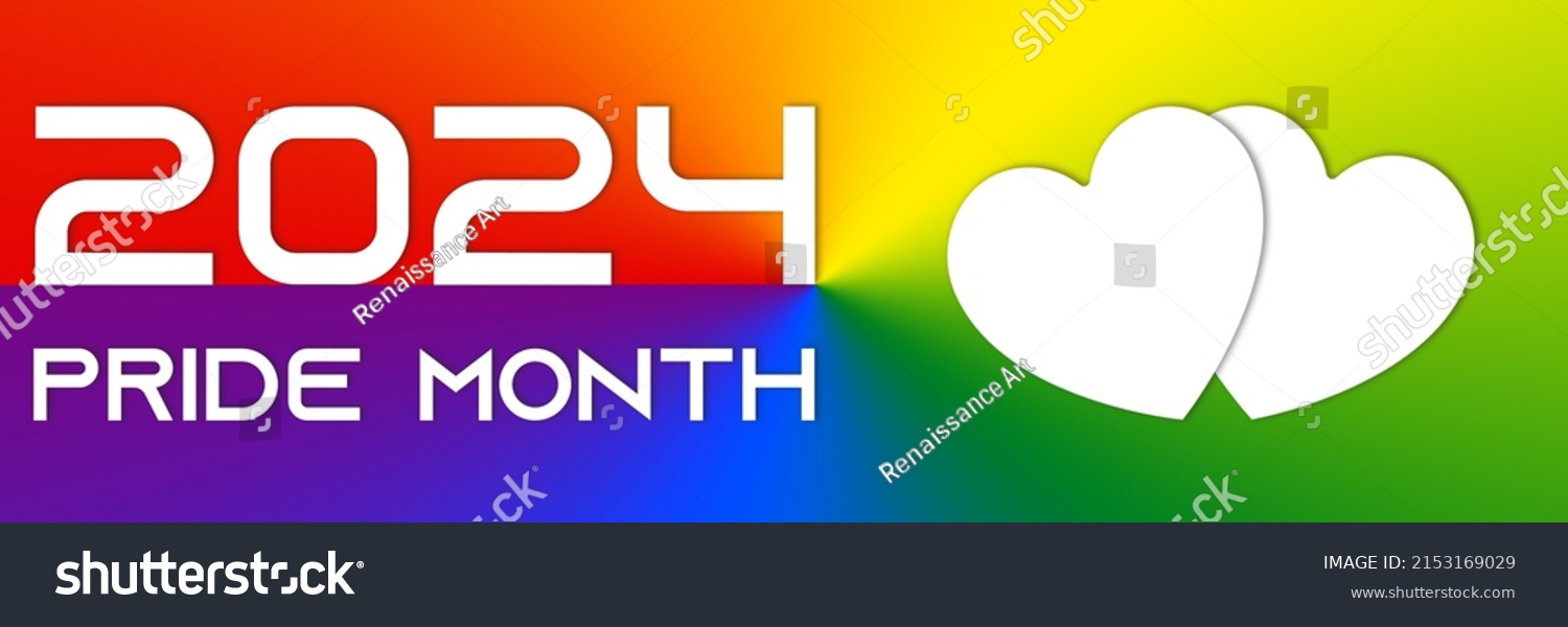 Stock Photo Pride Month Pride Month Flag Website Banner Lgbtq Website   Pride Month Social 2153169029 