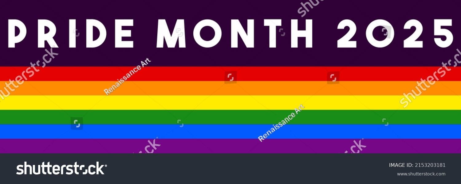 Pride Month 2025 2025 Pride Month Stock Illustration 2153203181