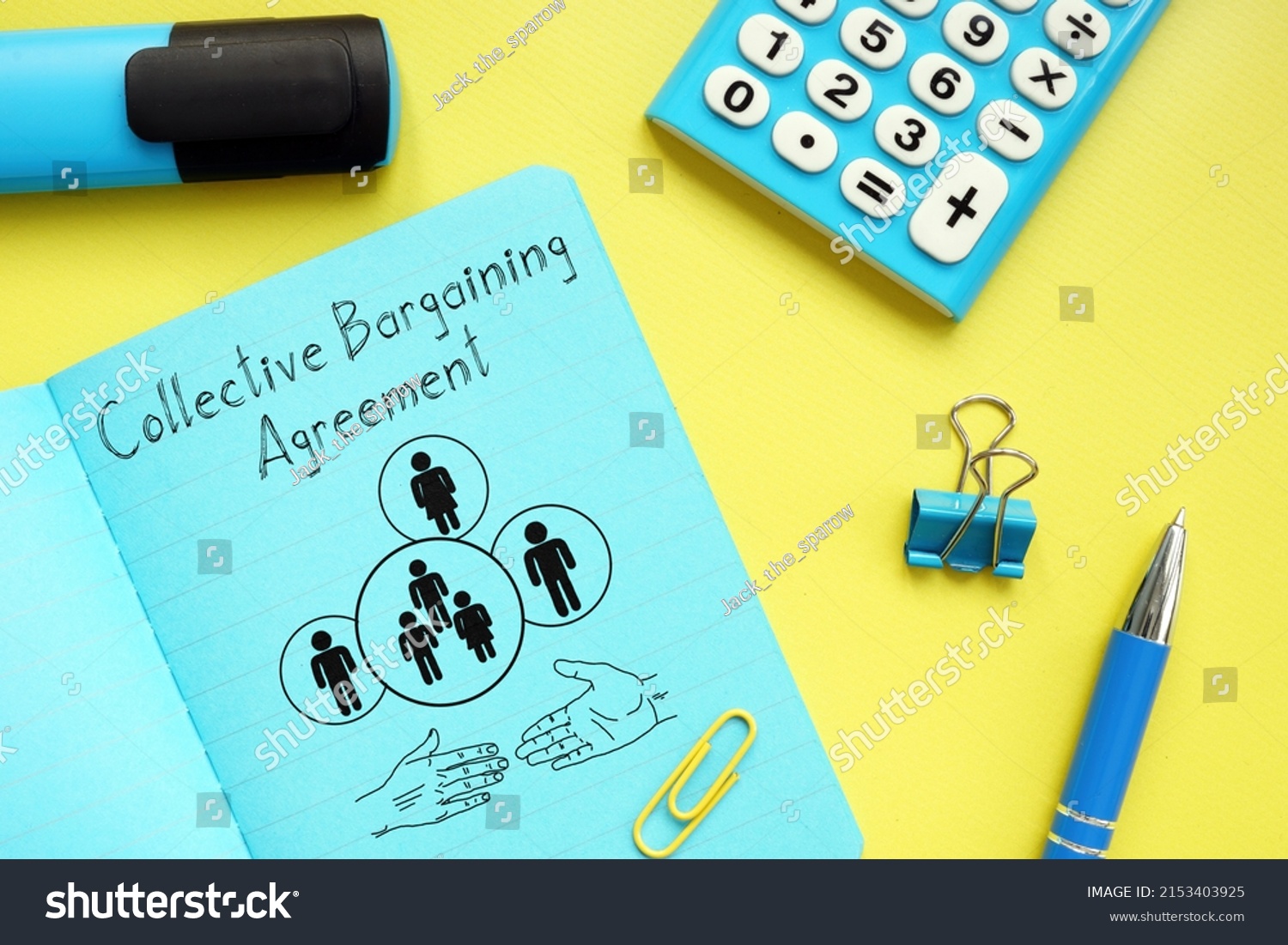 collective-bargaining-agreement-shown-using-text-stock-photo-2153403925