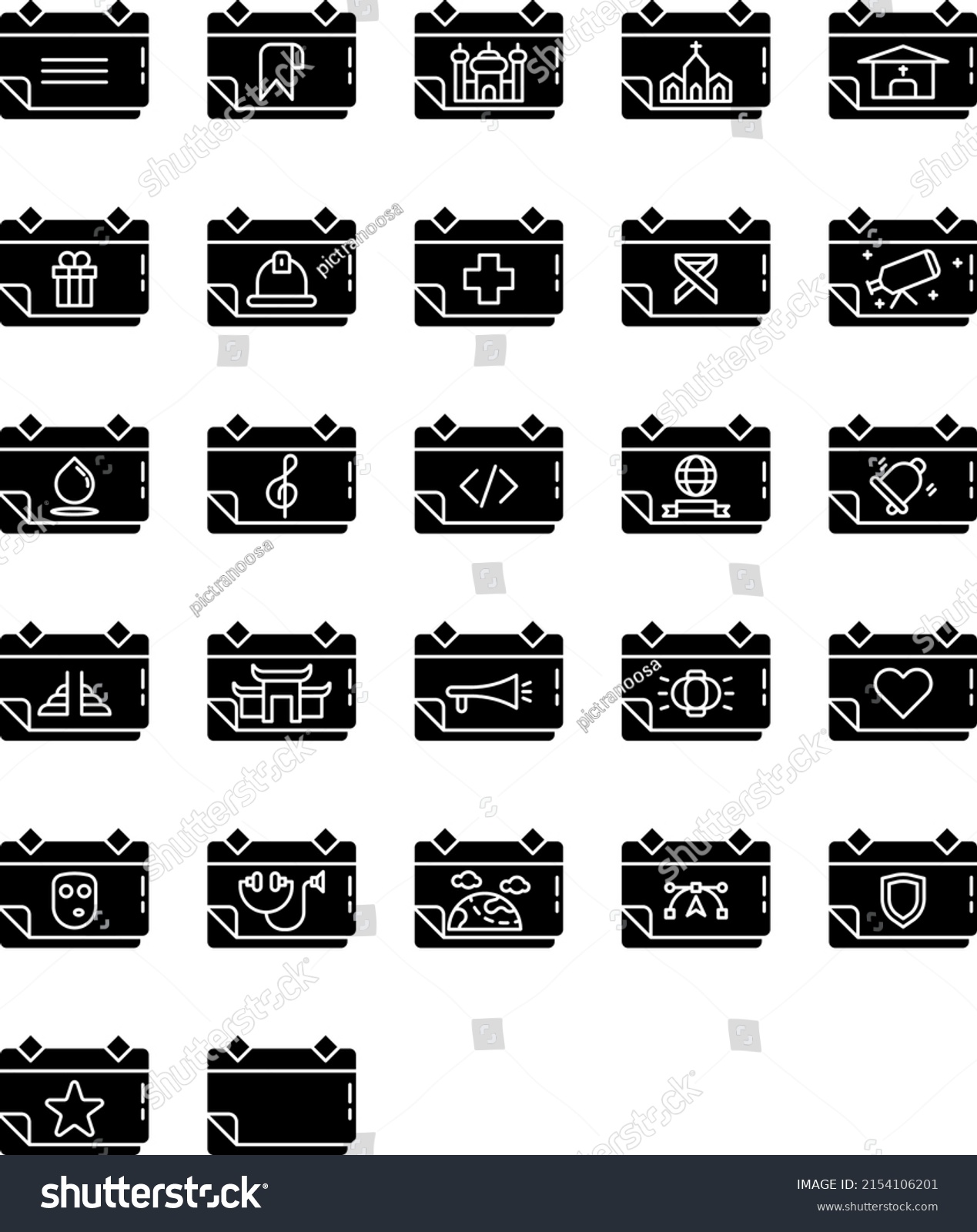 Set Calendar Event Icon Transparent Background Stock Vector (Royalty Set Calendar Event Icon Transparent Background Stock Vector (Royalty