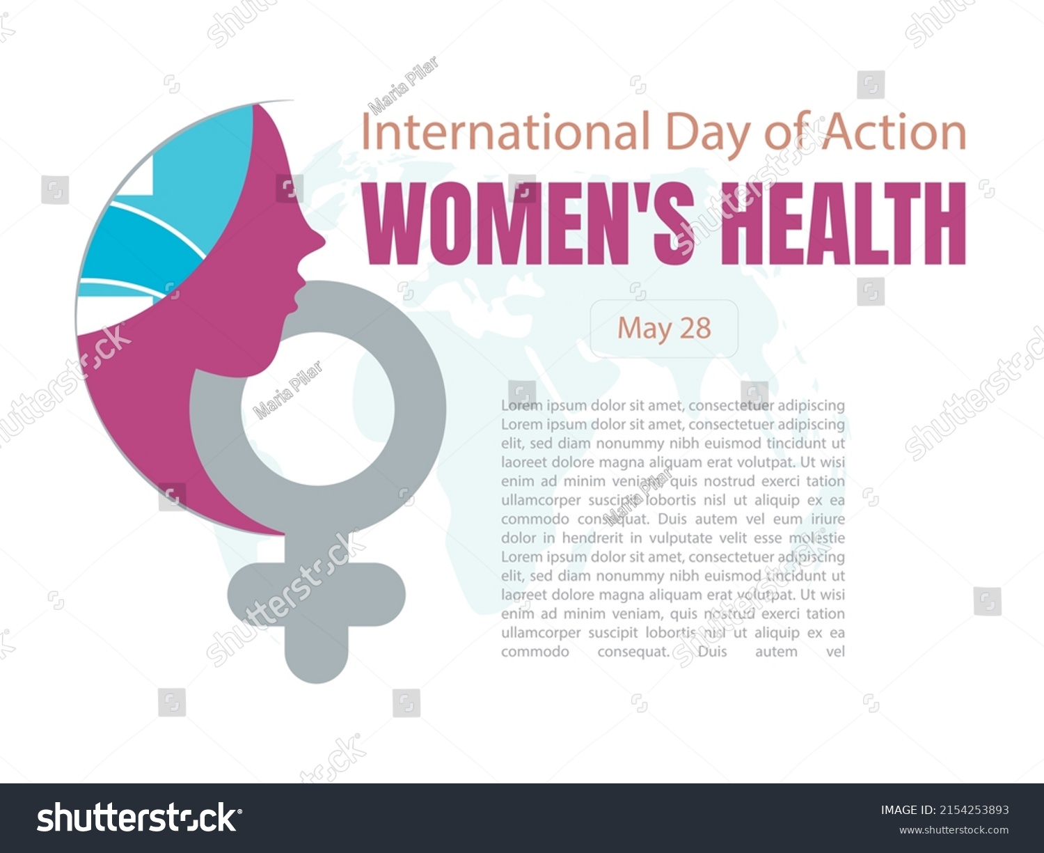 International Day Action Womens Health Vector Stock Vector Royalty