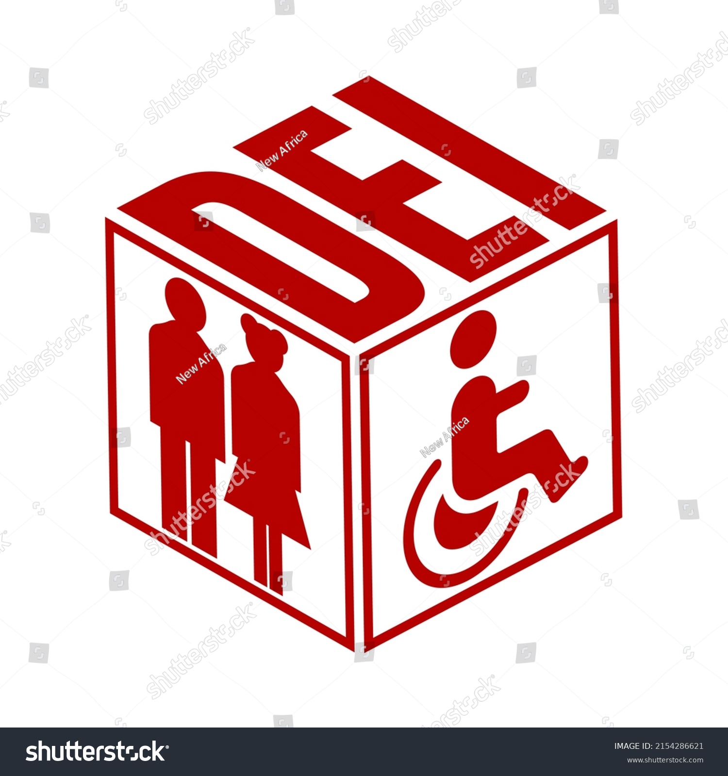 Concept Dei Diversity Equality Inclusion Illustration Stock