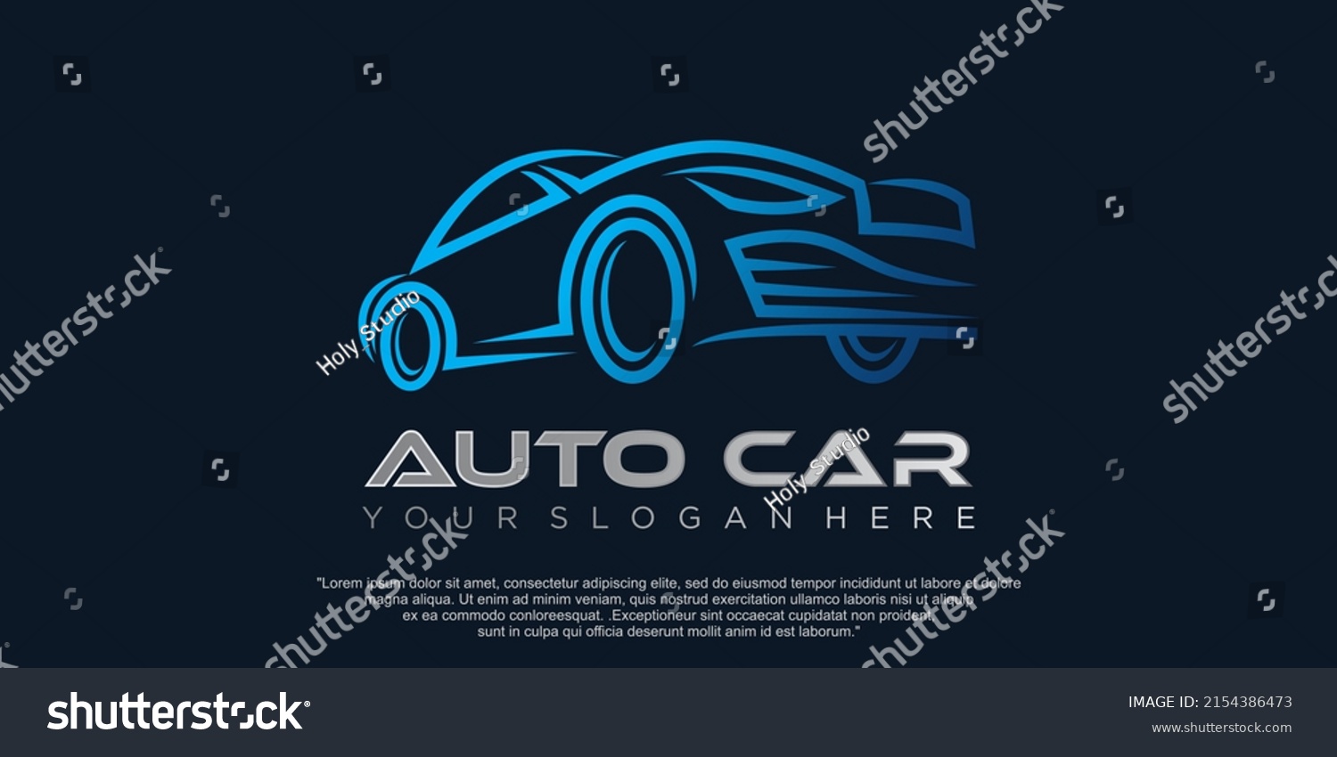 Car Logo Abstract Lines Vector Vector Stock Vector (Royalty Free ...