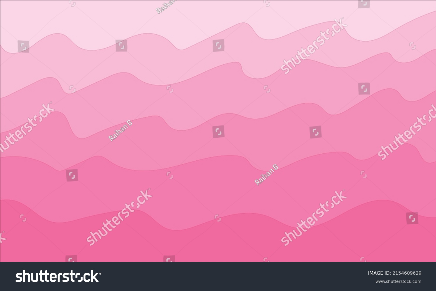 Abstract Pink Wave Background Vector Stock Vector (royalty Free 