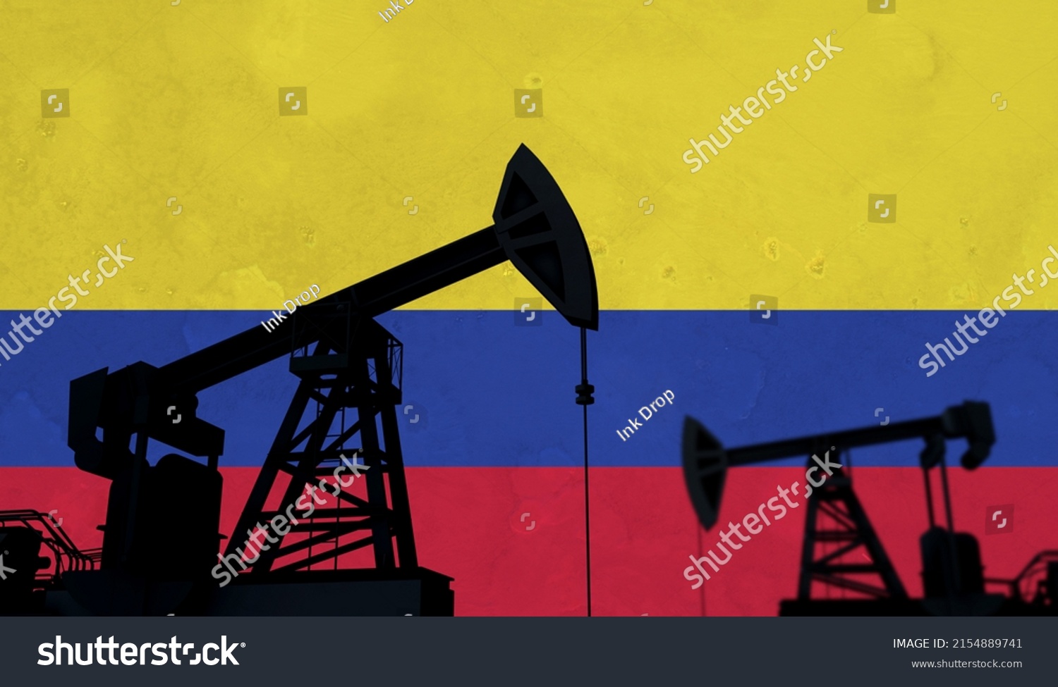 Oil Gas Industry Background Oil Pump Stock Illustration 2154889741 ...