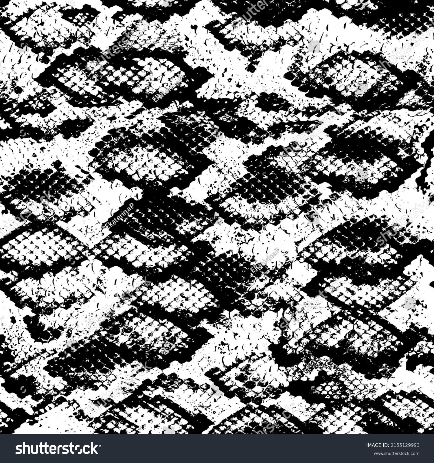 Snake Skin Scales Texture Seamless Pattern Stock Illustration ...