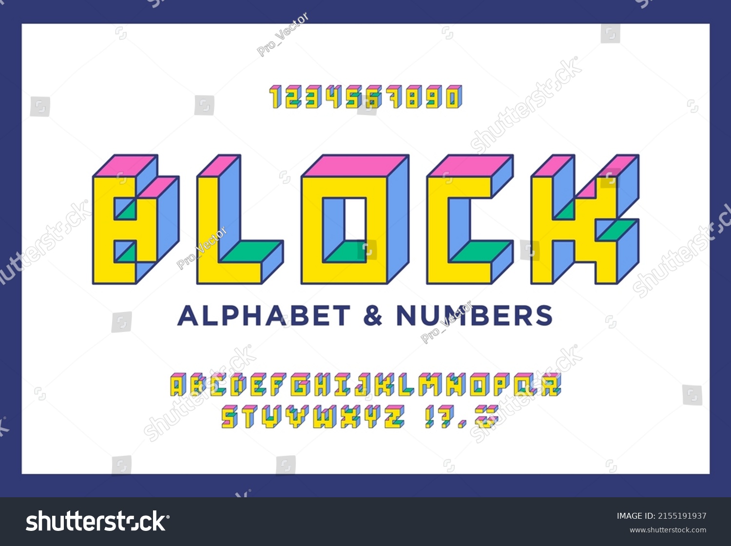 22,398 3d block letter font Images, Stock Photos & Vectors | Shutterstock