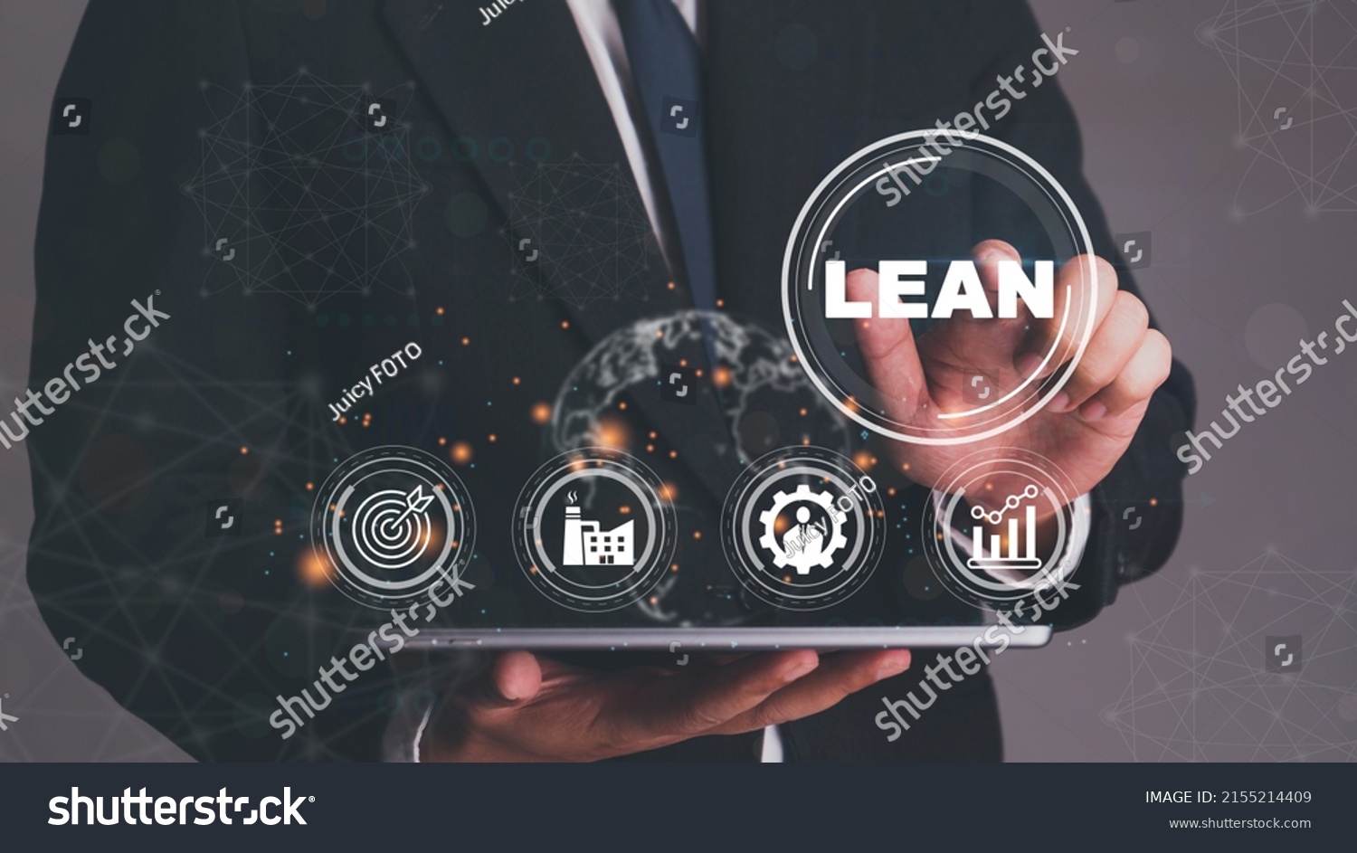 Lean Six Sigma Industrial Process Optimization Stock Photo 2155214409 ...