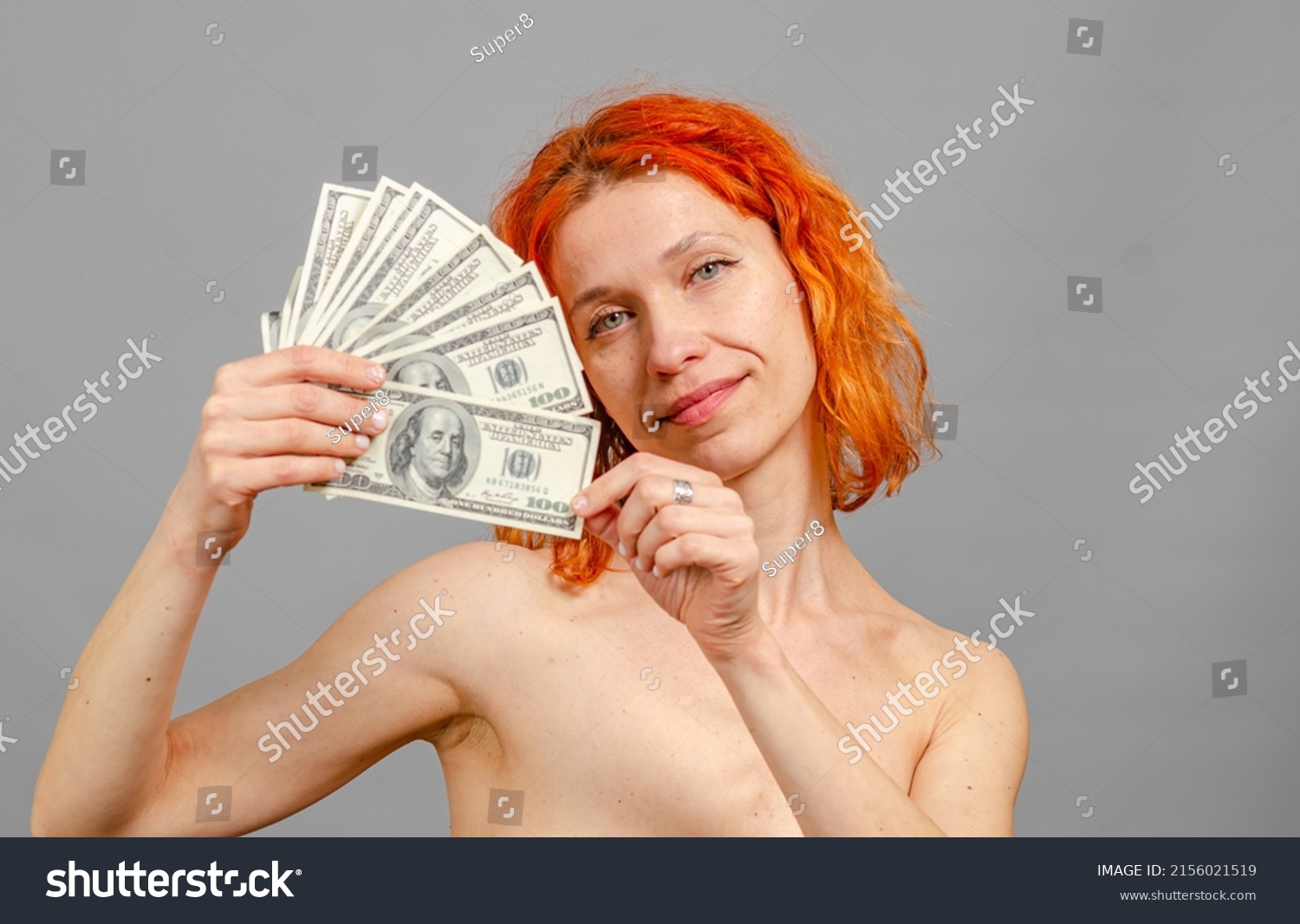 Portrait Naked Woman Beautiful Face Body Stock Photo Shutterstock