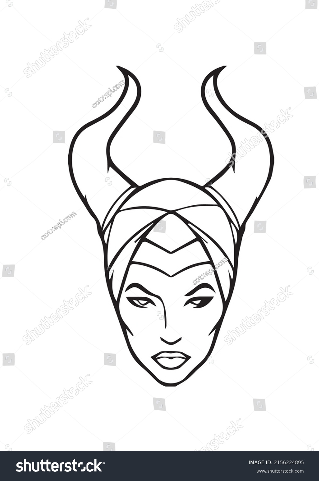 Illustration Lady Devil Vector Arts Stock Vector (Royalty Free ...