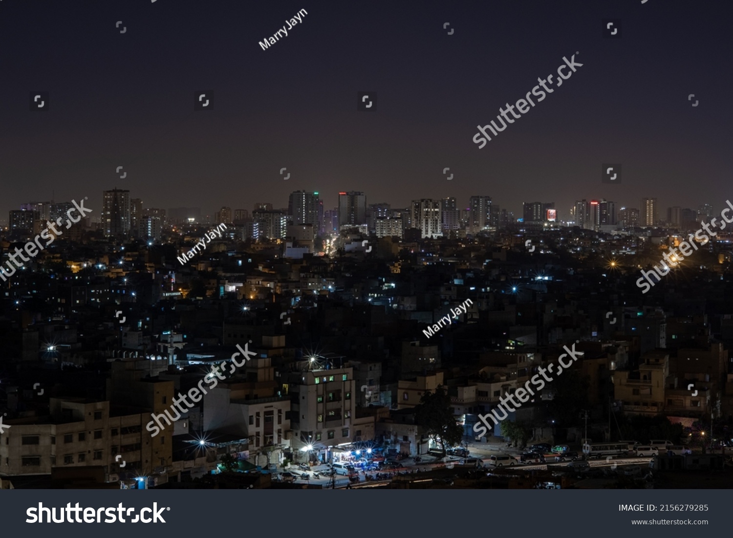 Karachi Sindh Pakistan 051322 Karachi City Stock Photo 2156279285 ...