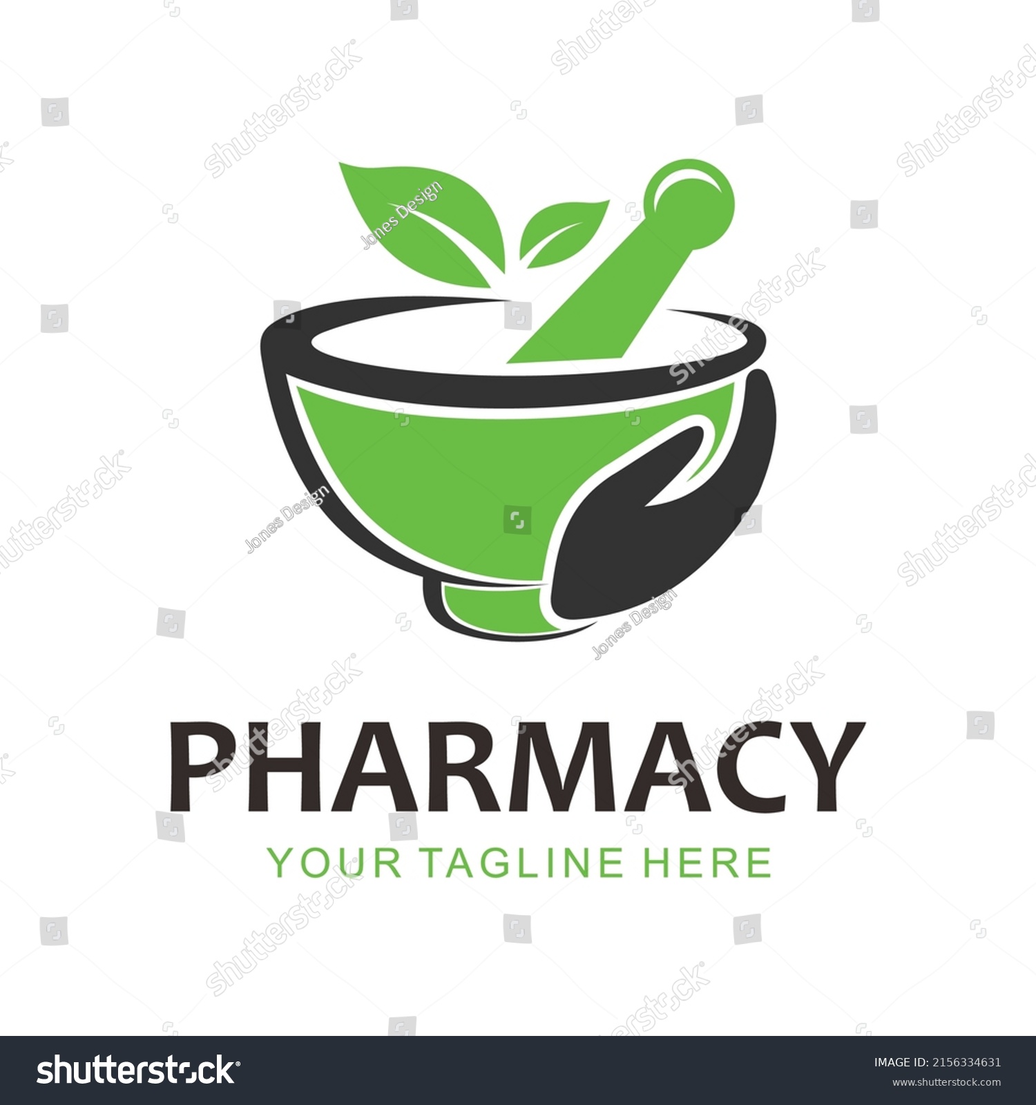 Green Pharmacy Logo Vector Template Stock Vector (Royalty Free ...