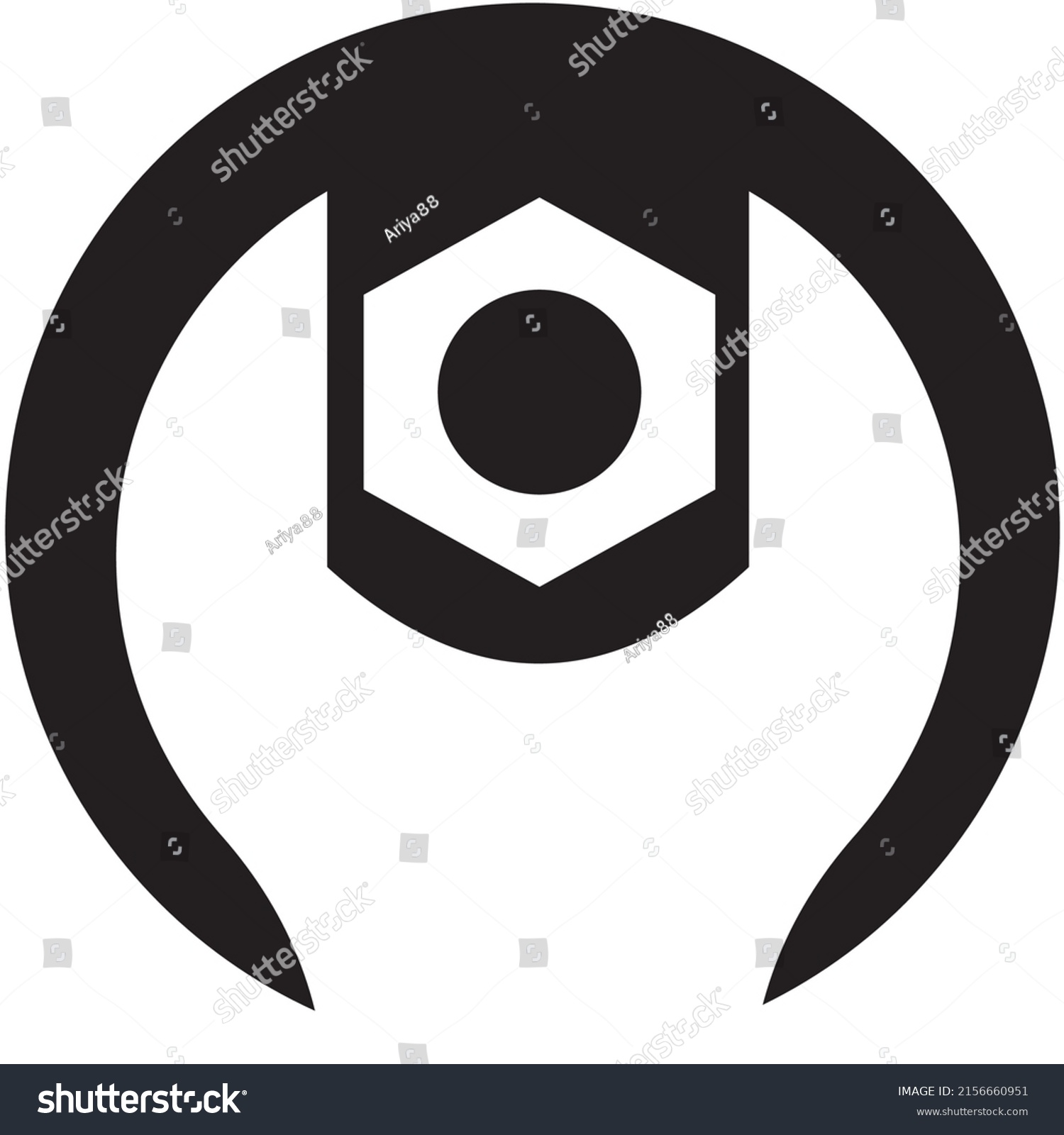 Wrenchead Vector Vector That Can Using Stock Vector (Royalty Free