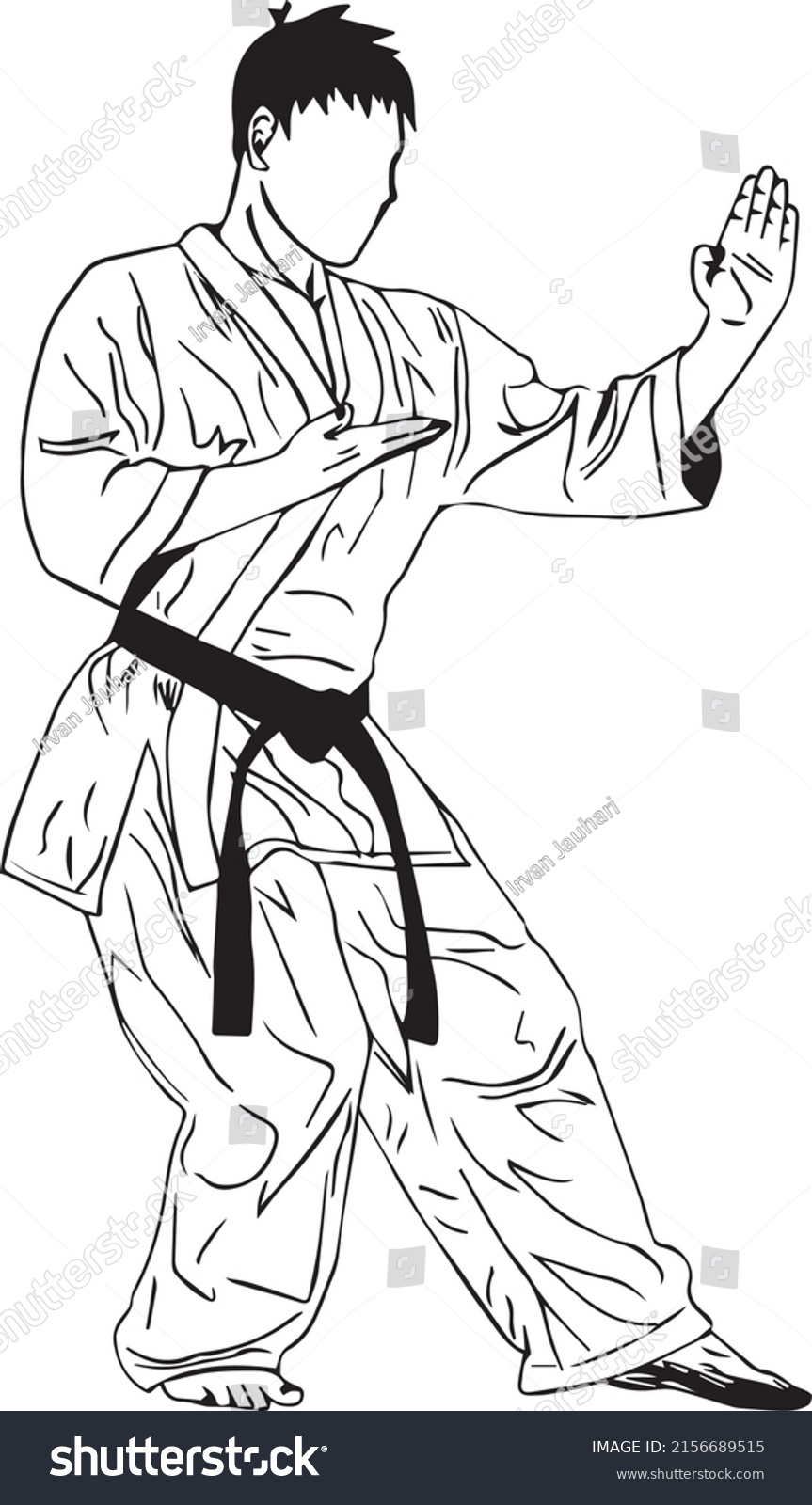 Karate Logo Vector Illustration Icon Stock Vector (Royalty Free ...