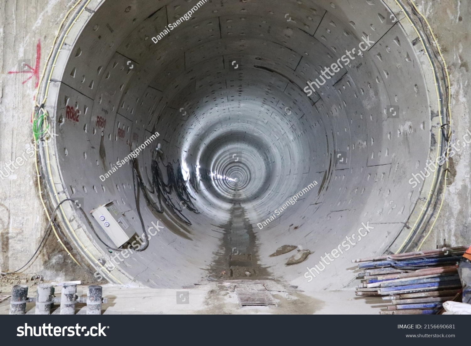 Tunnel Underground Metro Subway Deep Stock Photo 2156690681 | Shutterstock