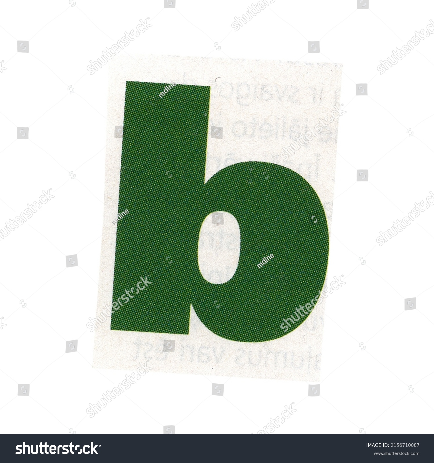 Letter B Magazine Cut Out Font Stock Photo 2156710087 | Shutterstock