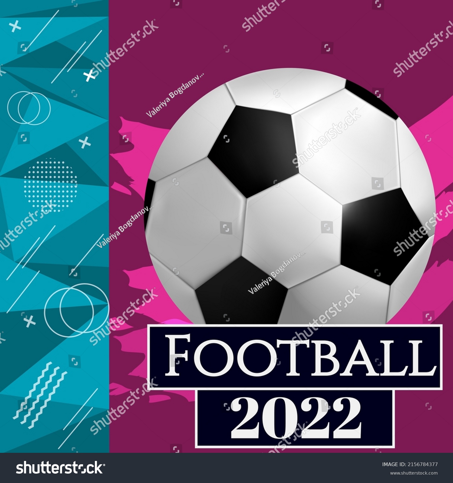 Soccer Ball On Pink Background Vector Stock Vector (Royalty Free ...