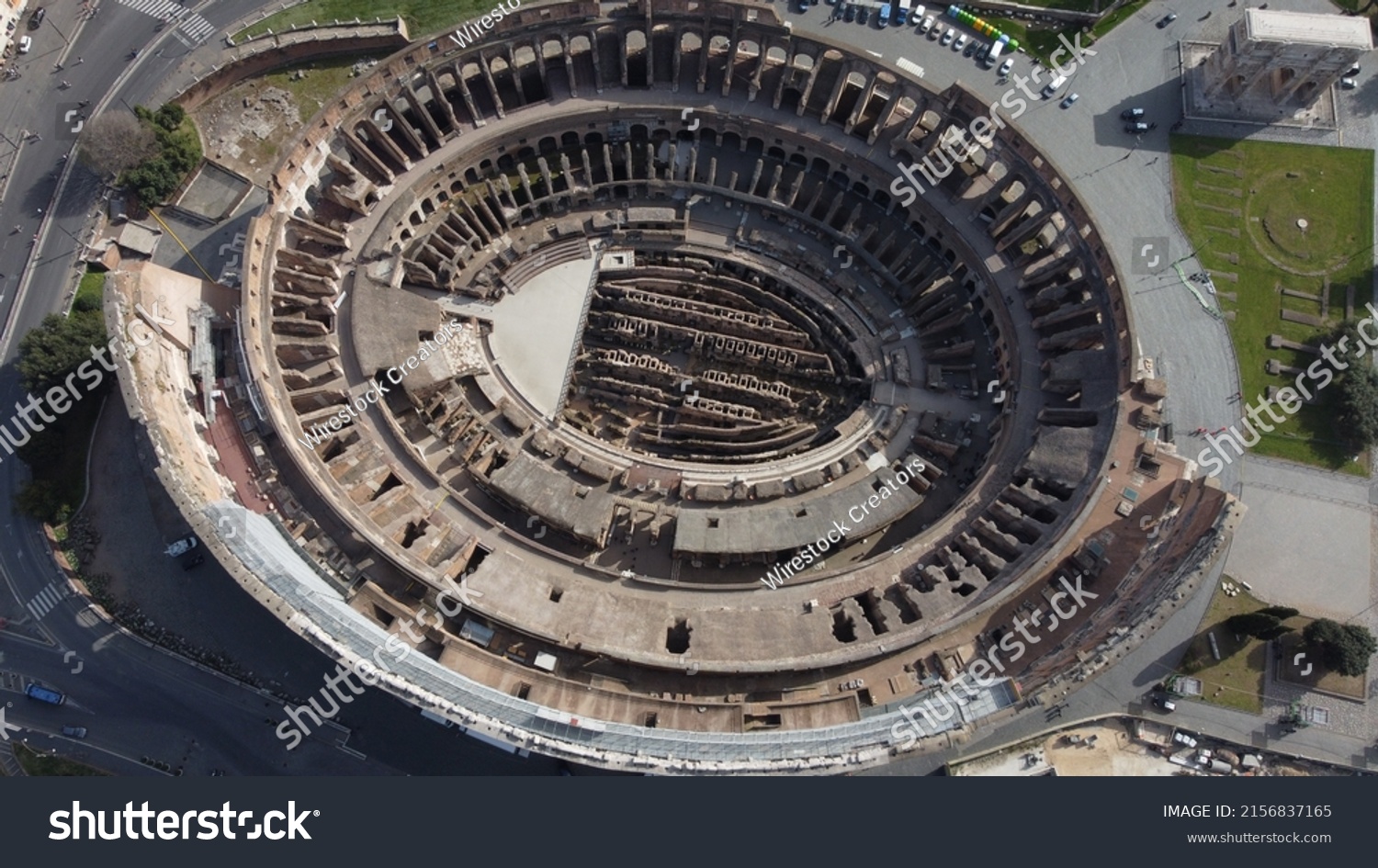 529 Colosseum top view Images, Stock Photos & Vectors | Shutterstock