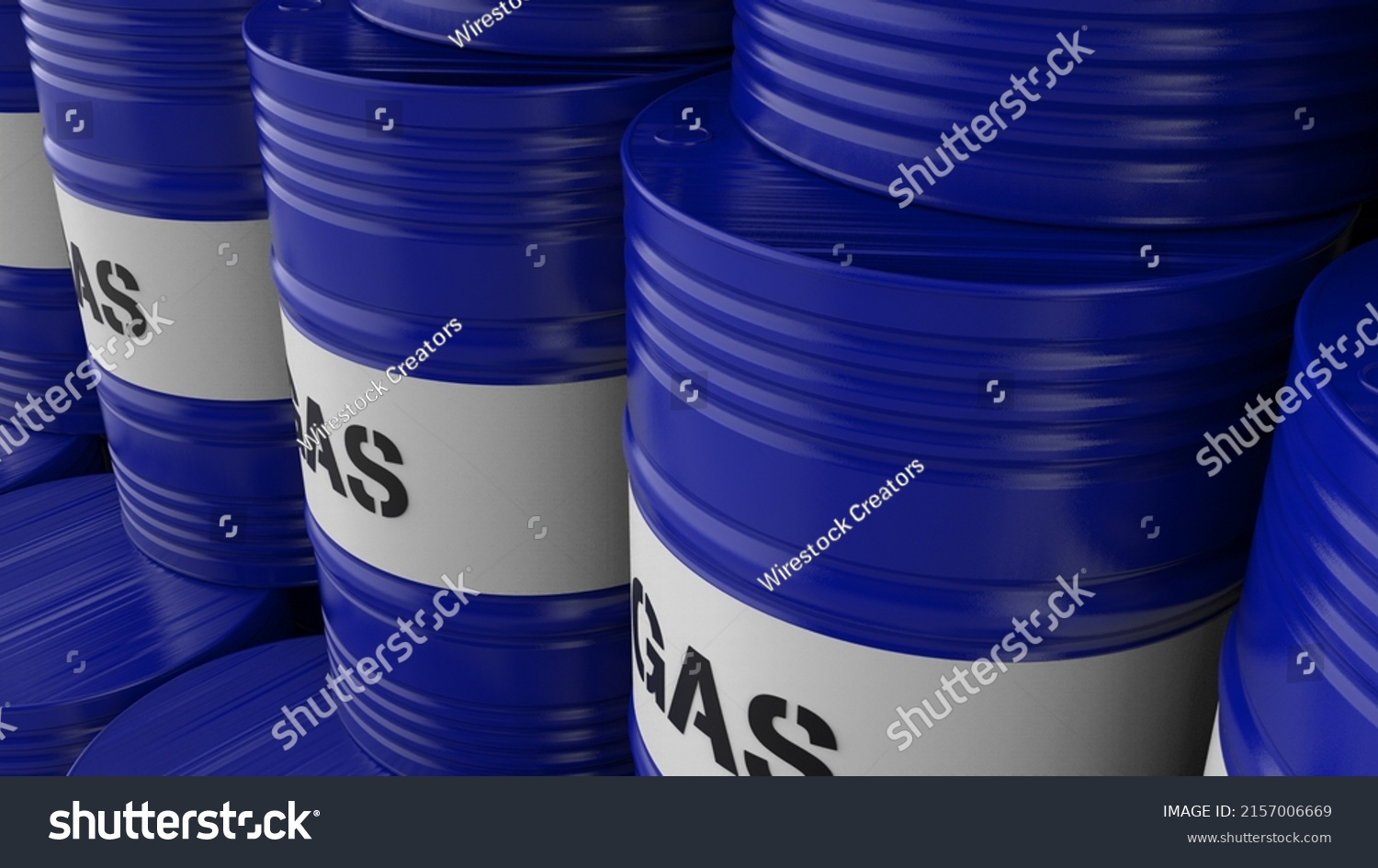 Gas Fuel Barrels Arranged Array Stacked Stock Illustration 2157006669 ...