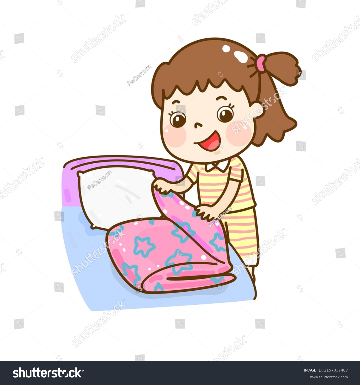 Cartoon Kids Make Bad Stock Vector (Royalty Free) 2157037407 | Shutterstock