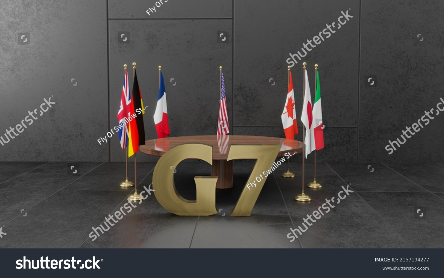 G7 Summit Flags Members G7 Group Stock Illustration 2157194277 ...