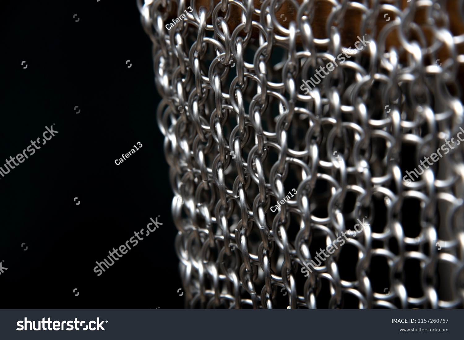 Templar Medieval Armour Chain Helmet Knight Stock Photo 2157260767 ...