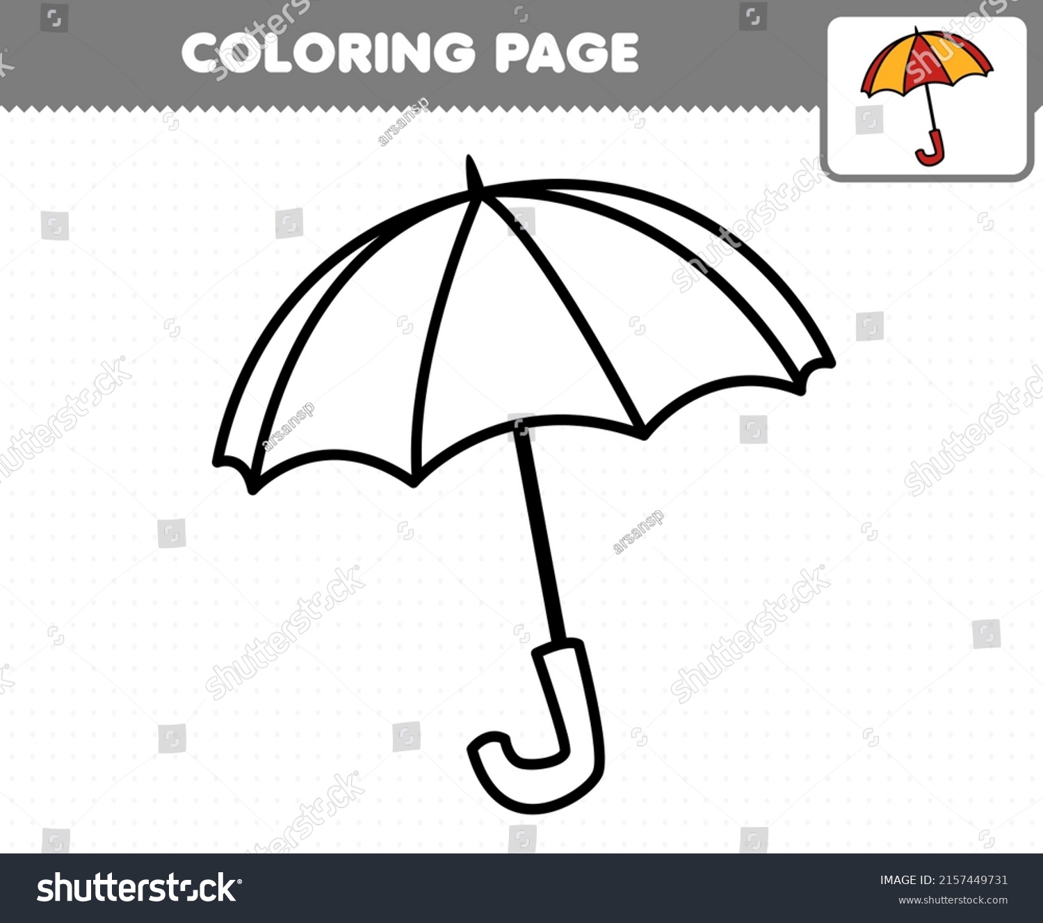 Education Game Children Coloring Page Cartoon Stock Vector (Royalty ...