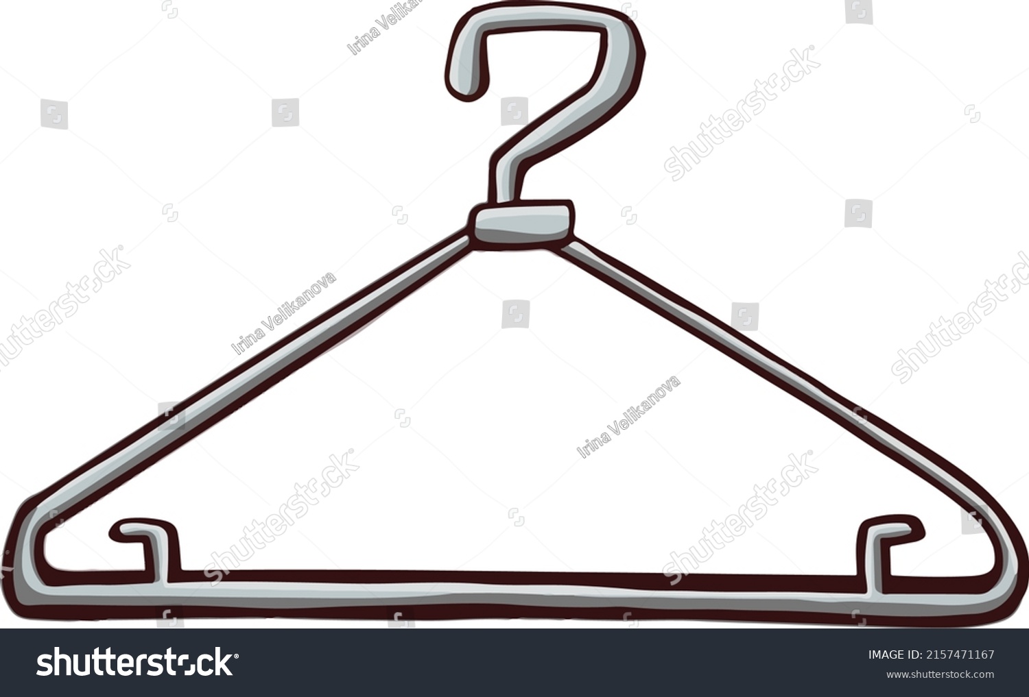 Hanger Coat Hanger Symbol Illustration Sketch Stock Vector Royalty hanger-coat-hanger-symbol-illustration-sketch-stock-vector-royalty