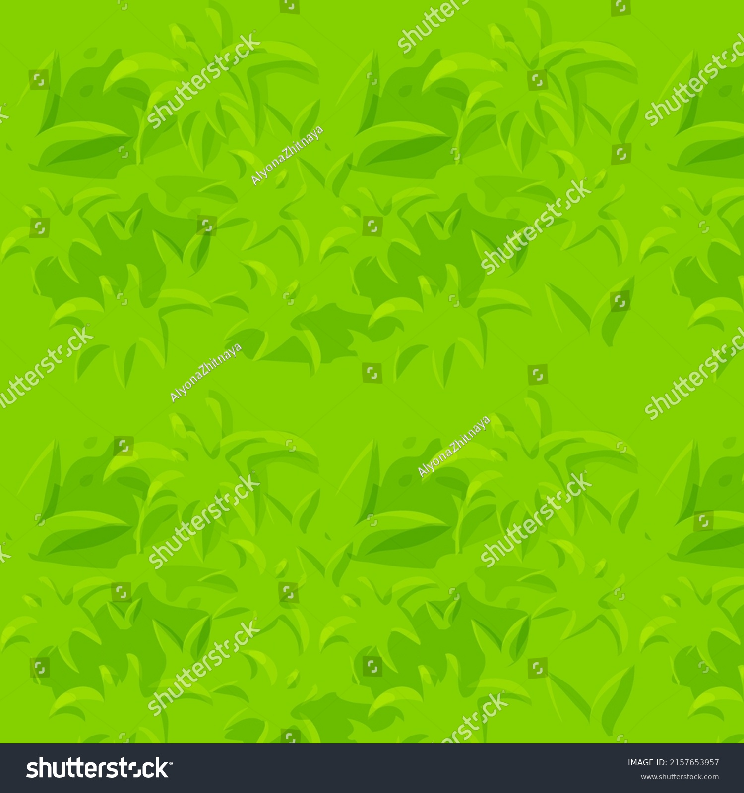 Grass Lawn Abstract Seamless Background Game Stock Vector (Royalty Free ...